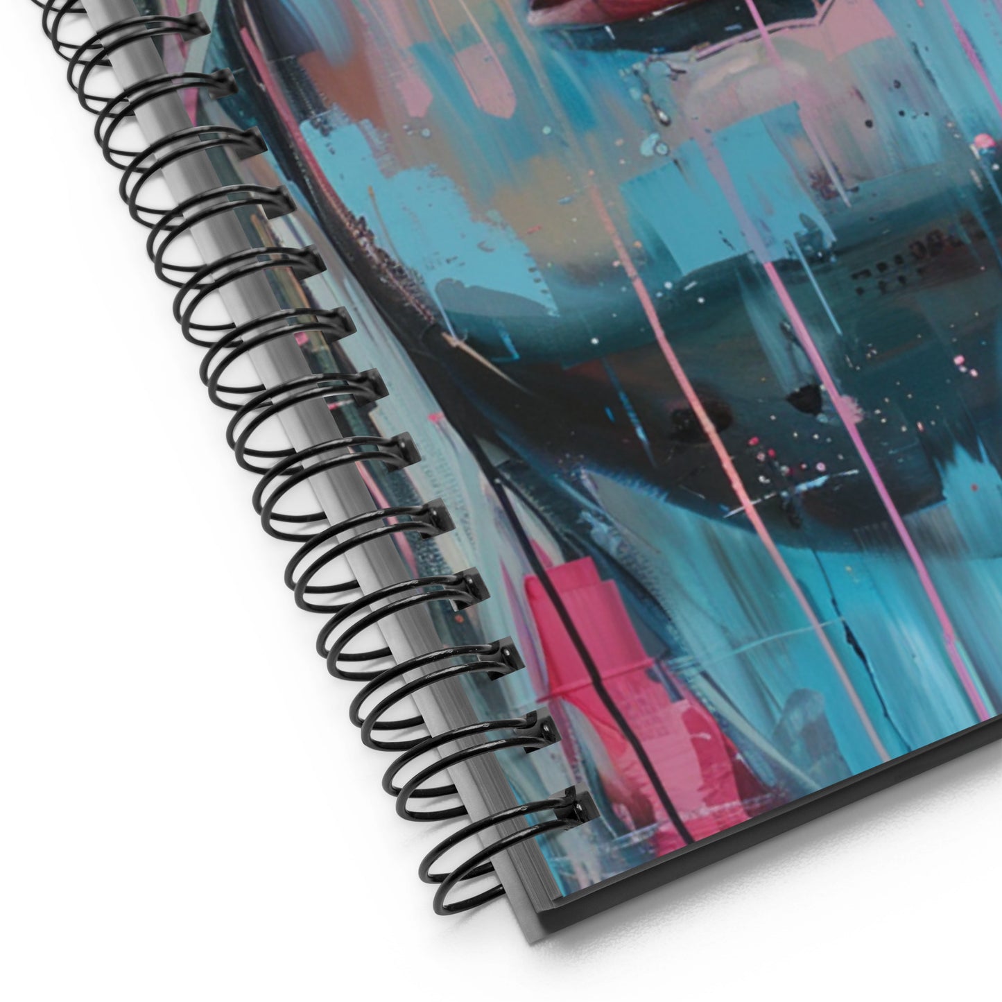 Spiral Notebook Abstract Portrait