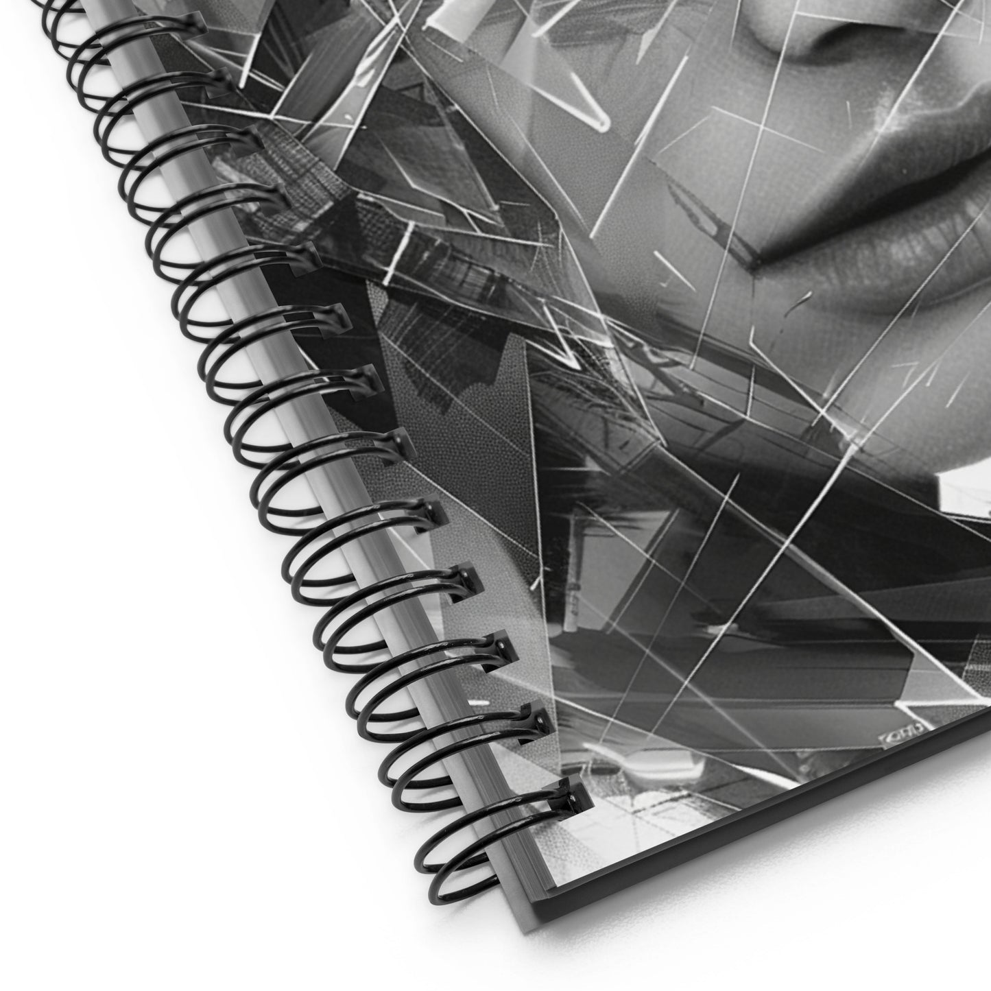 Spiral Notebook Abstract Portrait