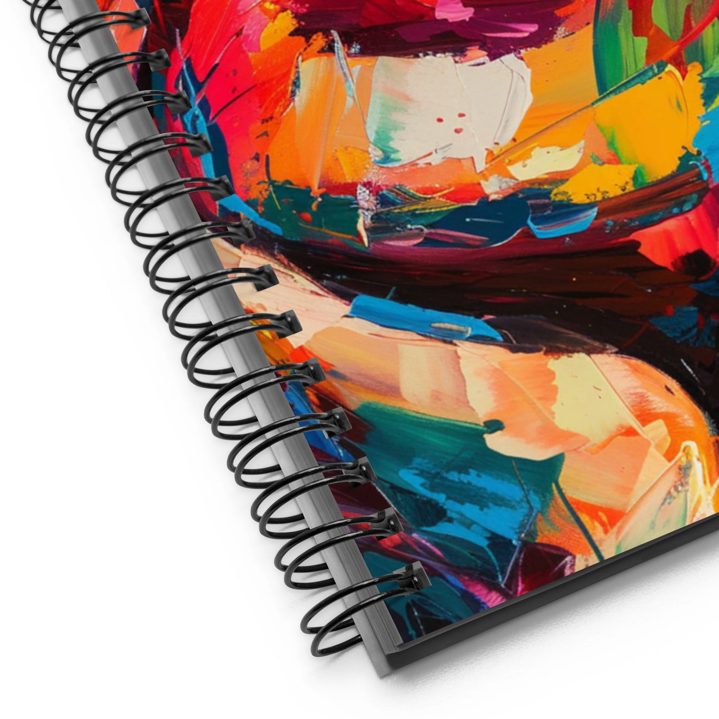 Spiral Notebook Abstract Portrait