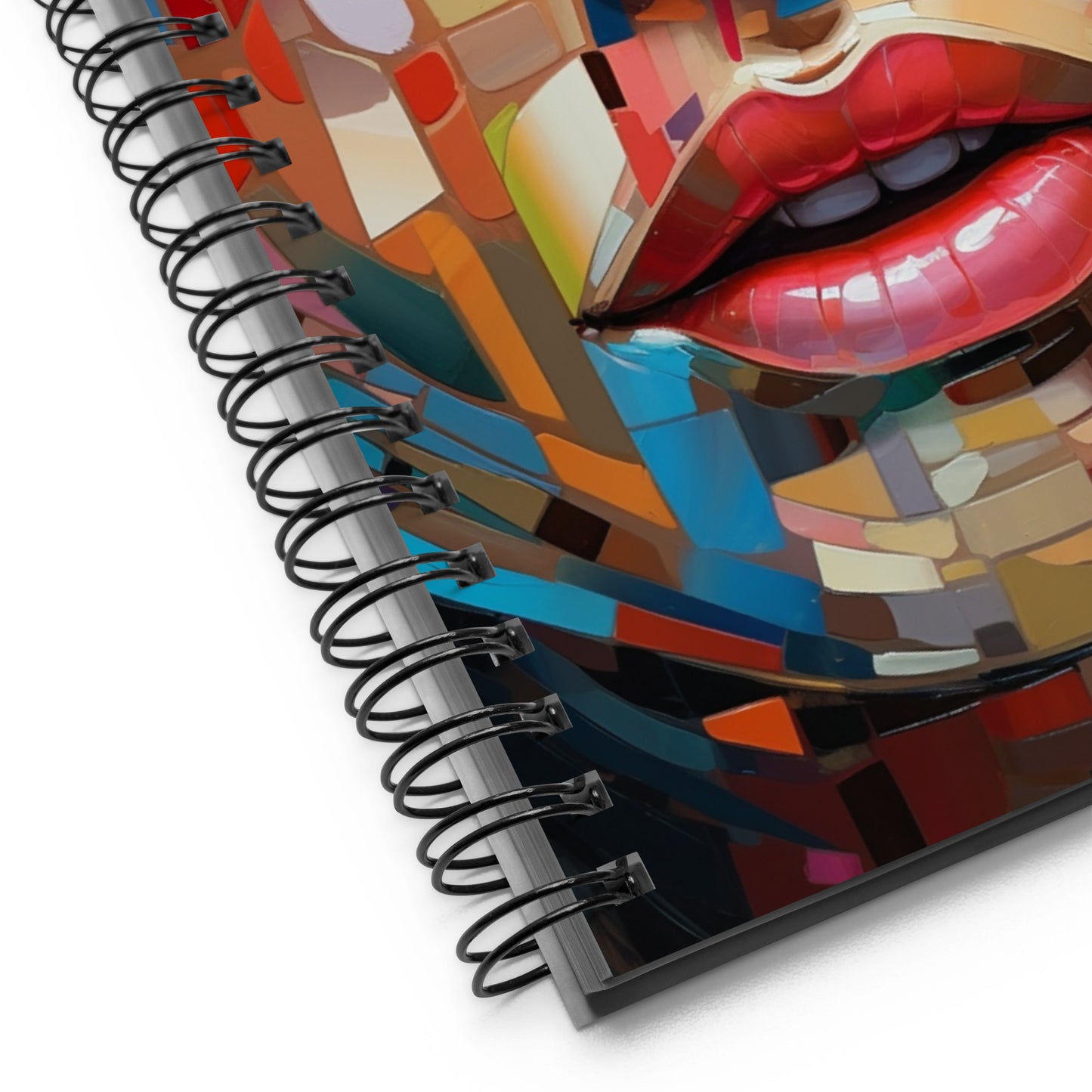 Spiral Notebook Abstract Portrait