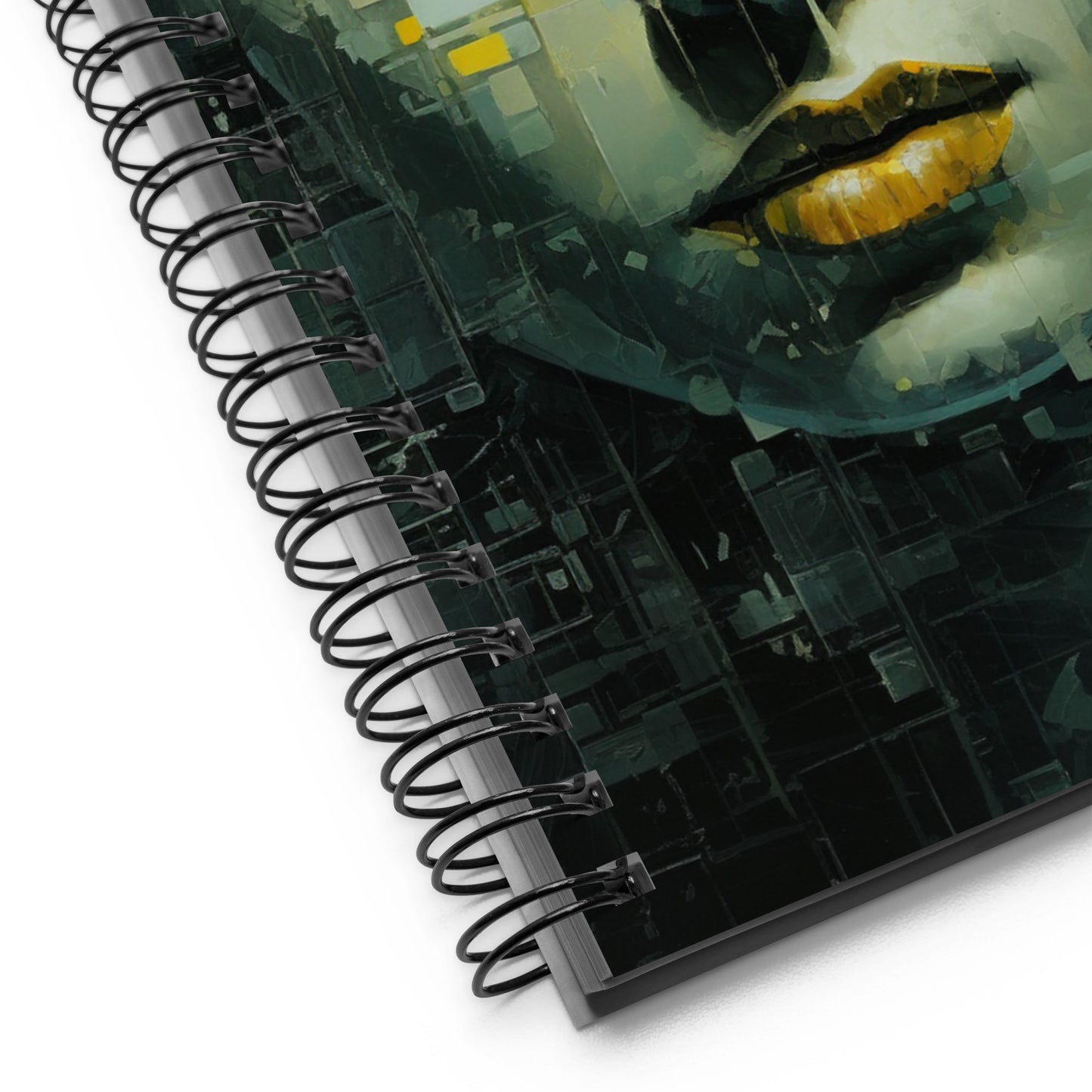 Spiral Notebook Abstract Portrait