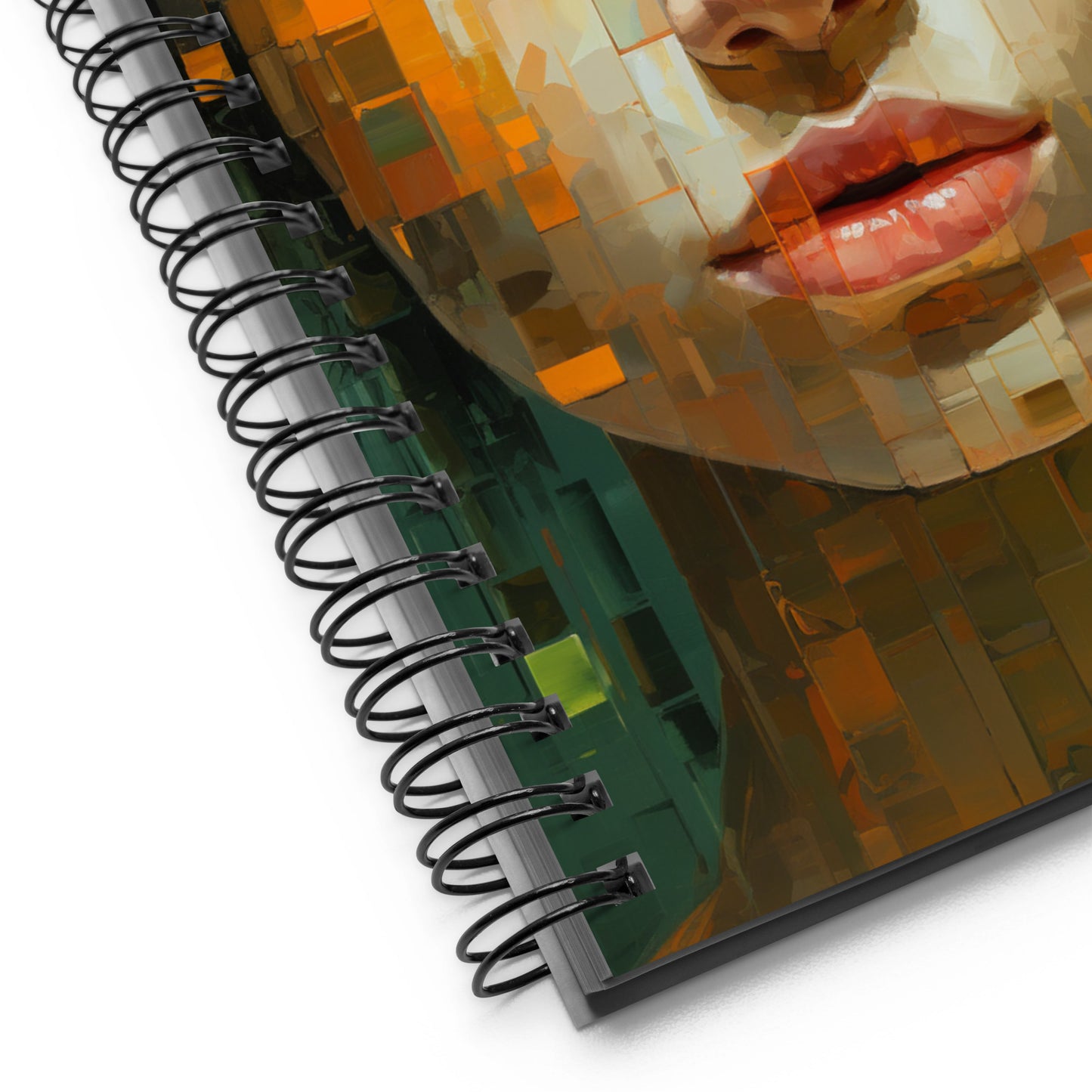 Spiral Notebook Abstract Portrait