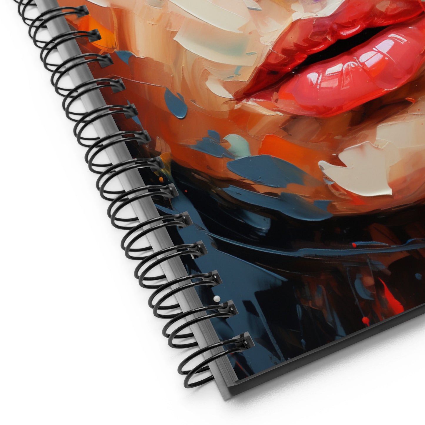 Spiral Notebook Abstract Portrait