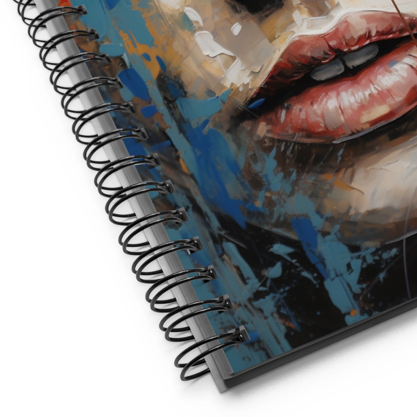 Spiral Notebook Abstract Portrait