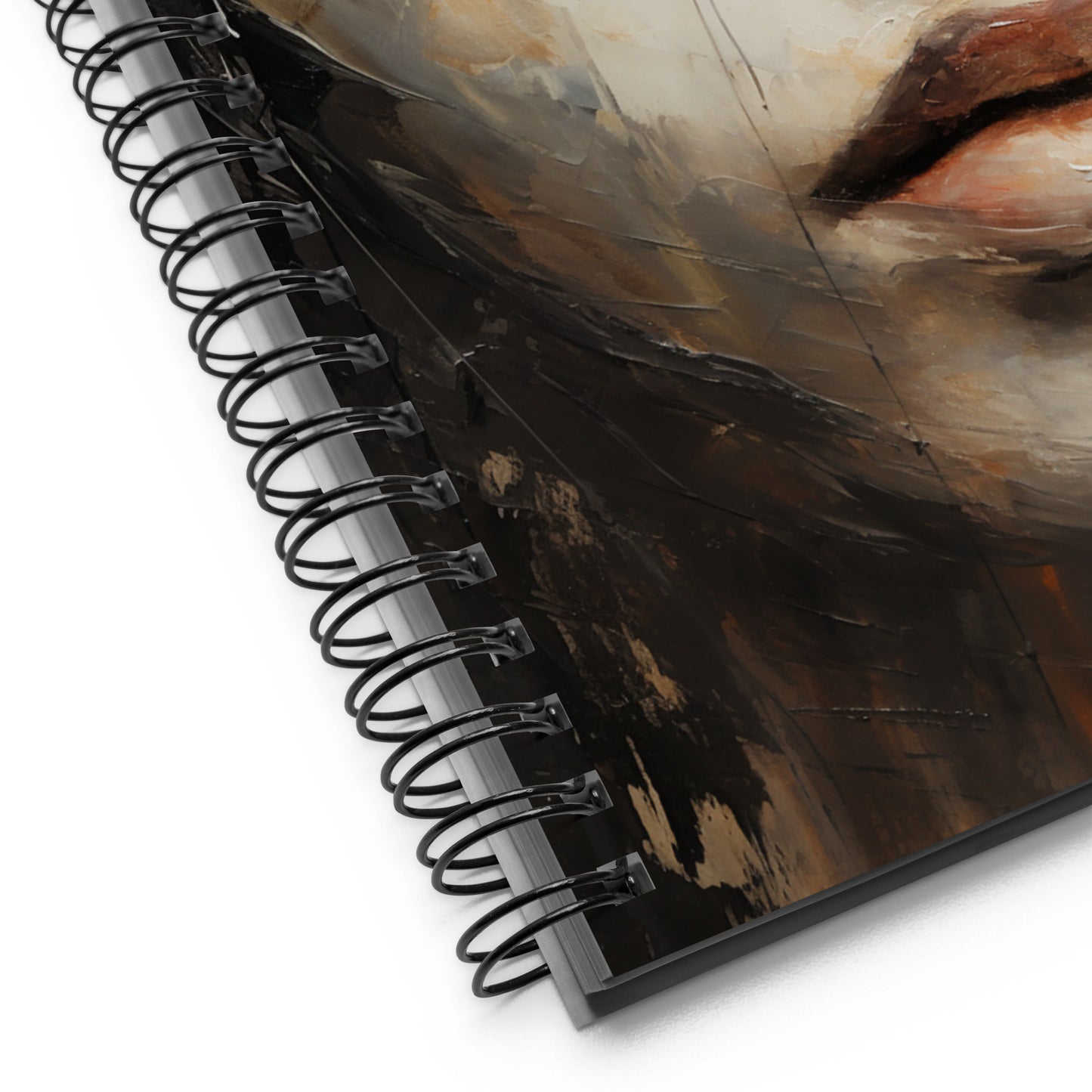 Spiral Notebook Abstract Portrait