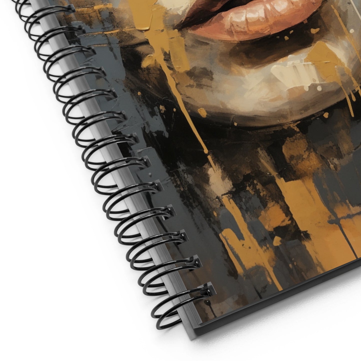 Spiral Notebook Abstract Portrait