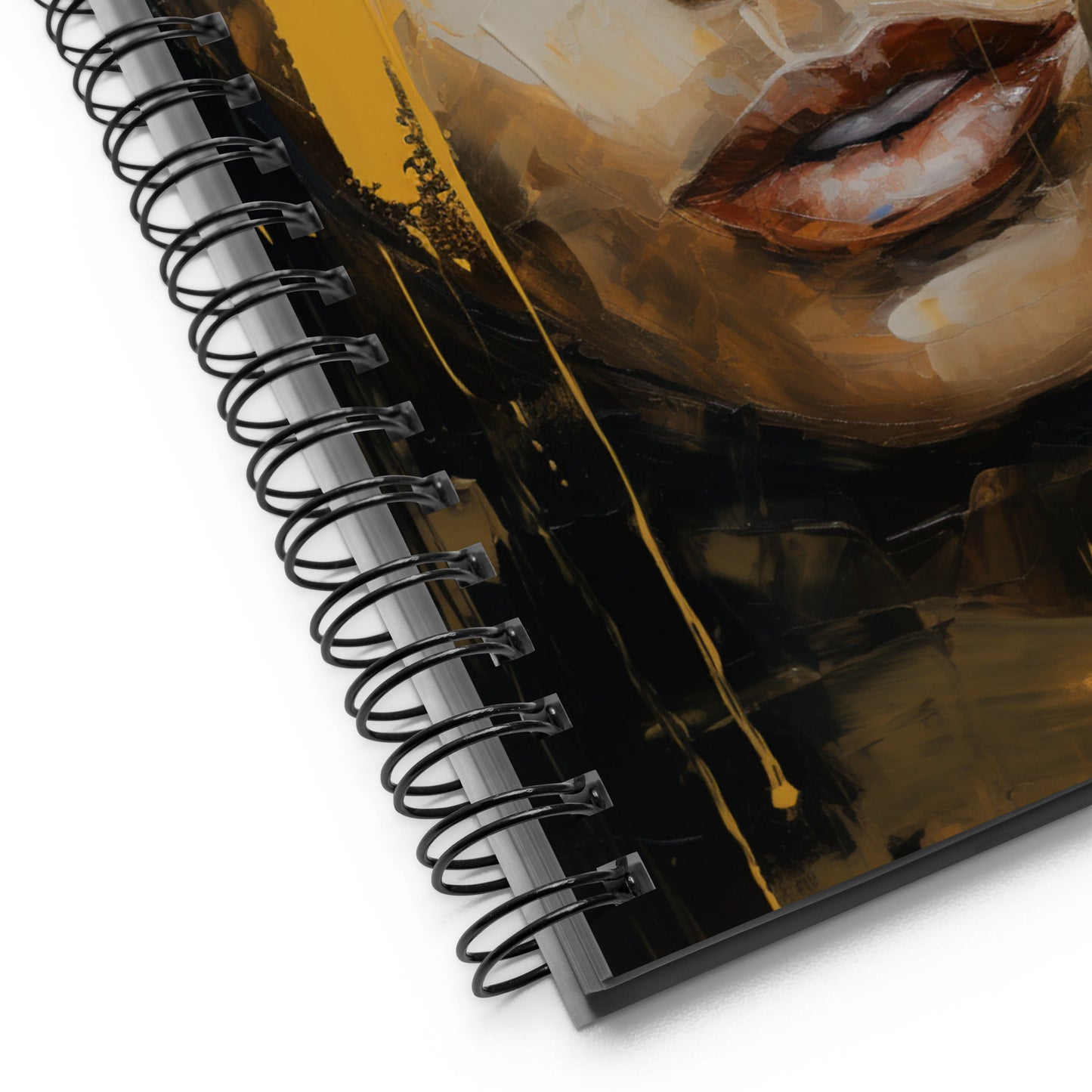 Spiral Notebook Abstract Portrait