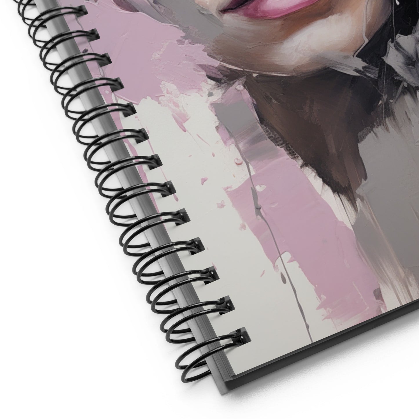 Spiral Notebook Abstract Portrait