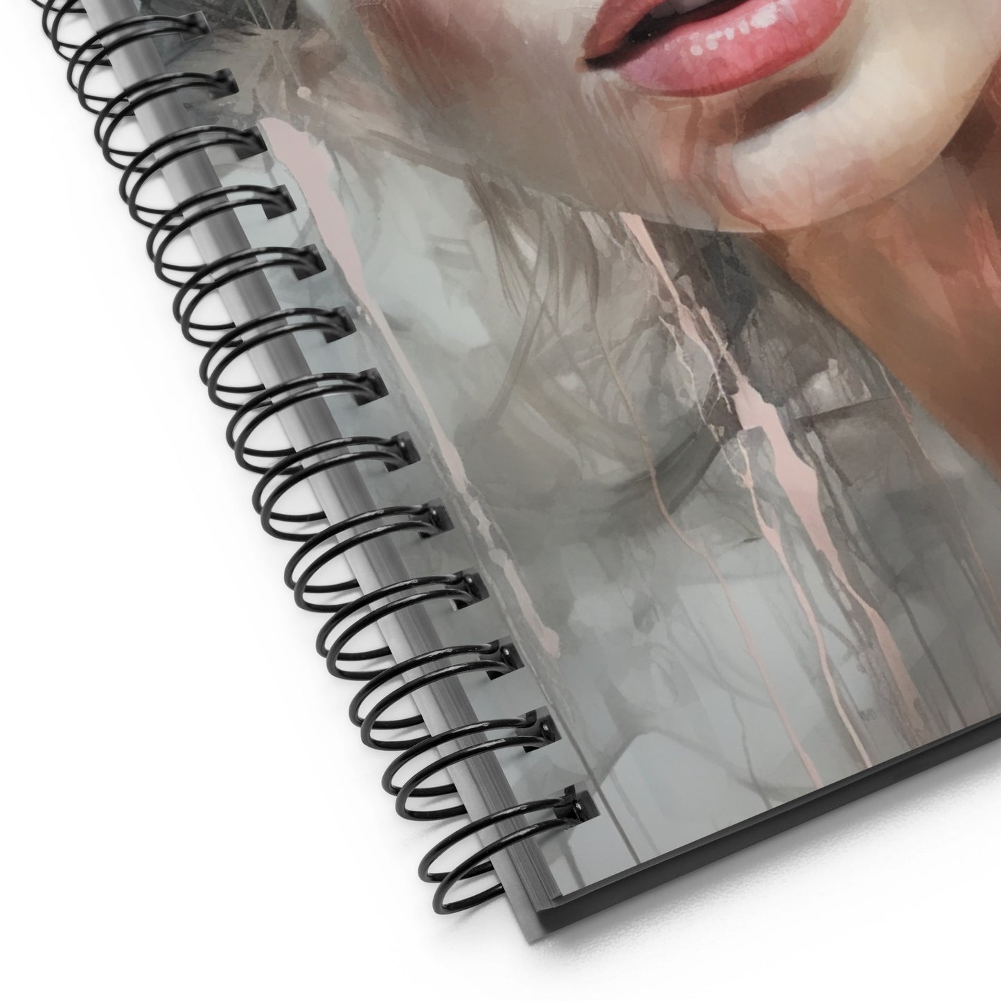 Spiral Notebook Abstract Portrait