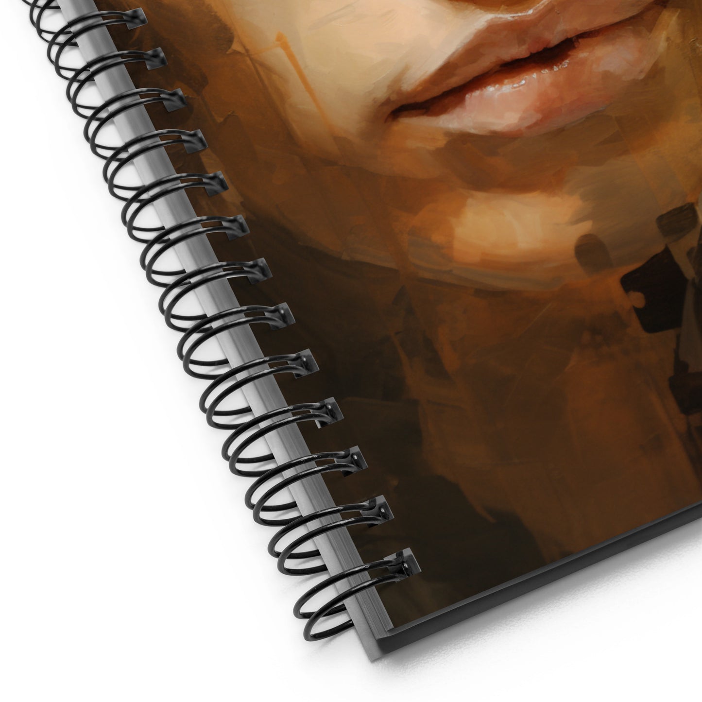 Spiral Notebook Abstract Portrait