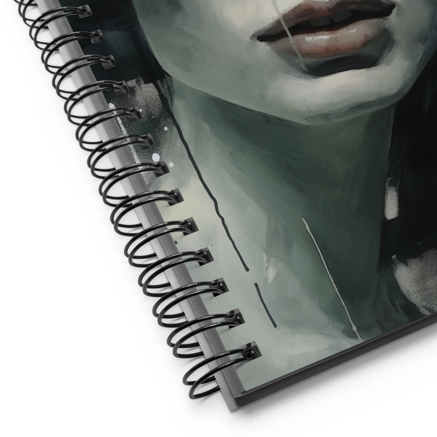 Spiral Notebook Abstract Portrait