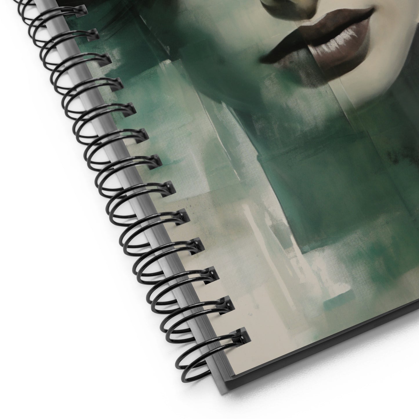 Spiral Notebook Abstract Portrait