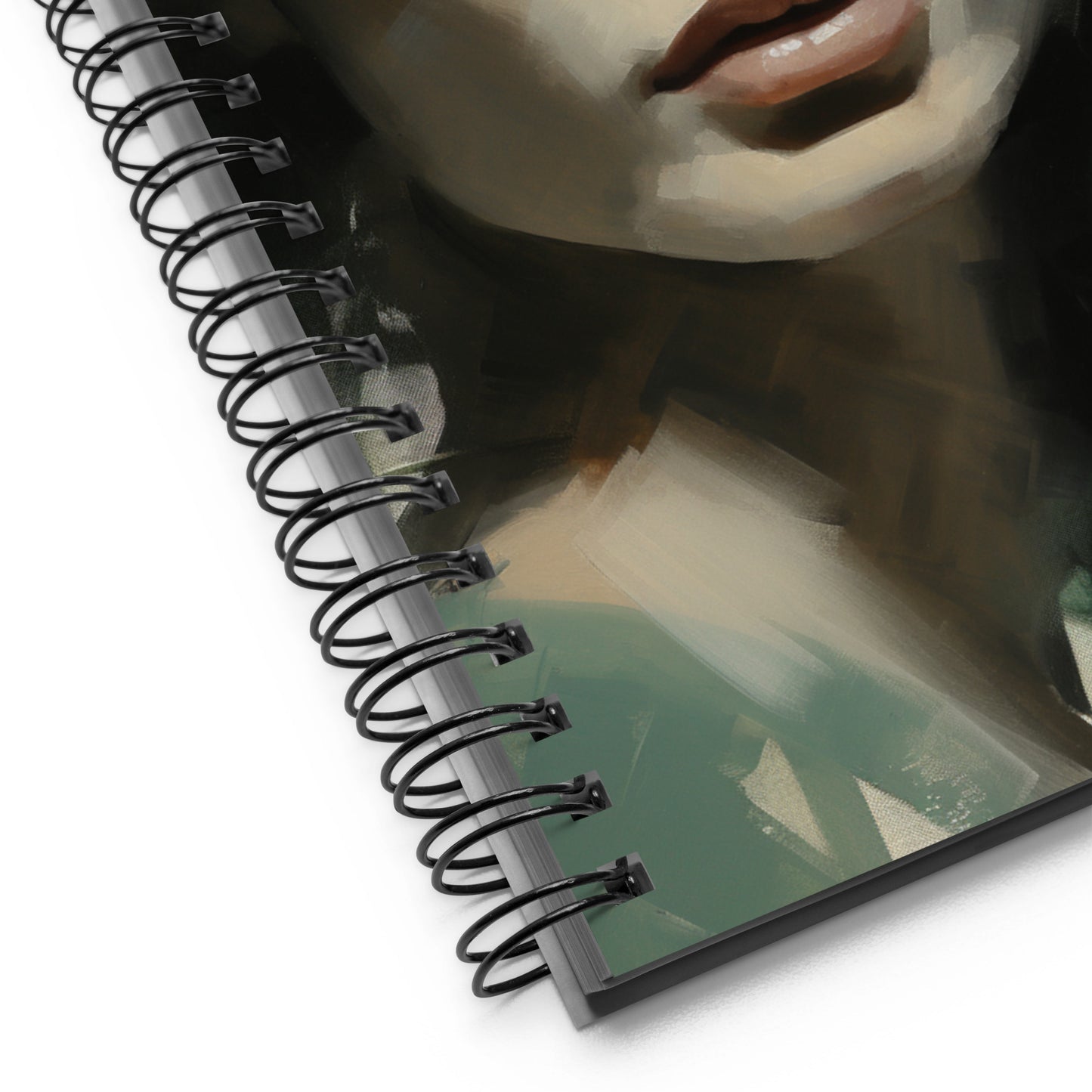 Spiral Notebook Abstract Portrait