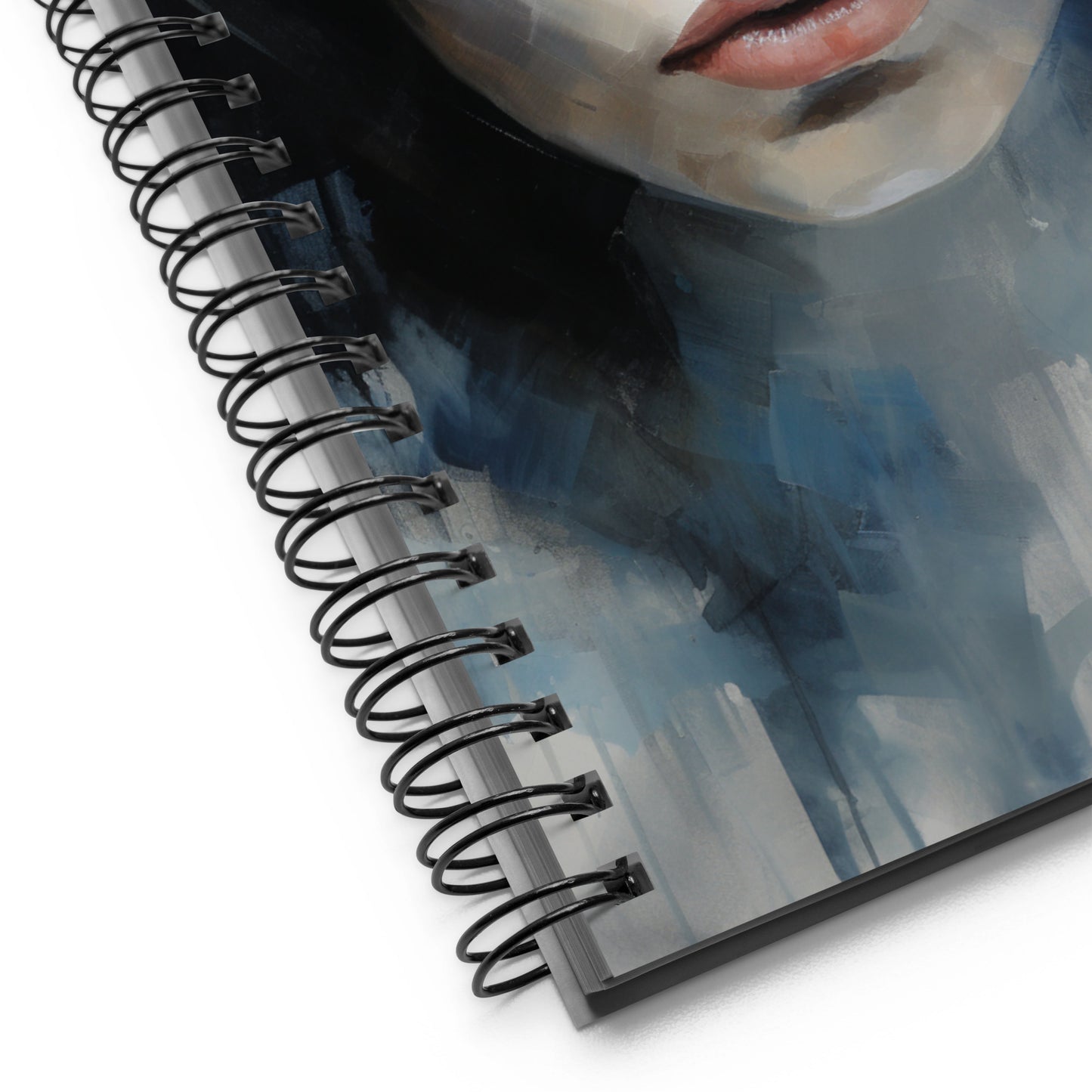 Spiral Notebook Abstract Portrait