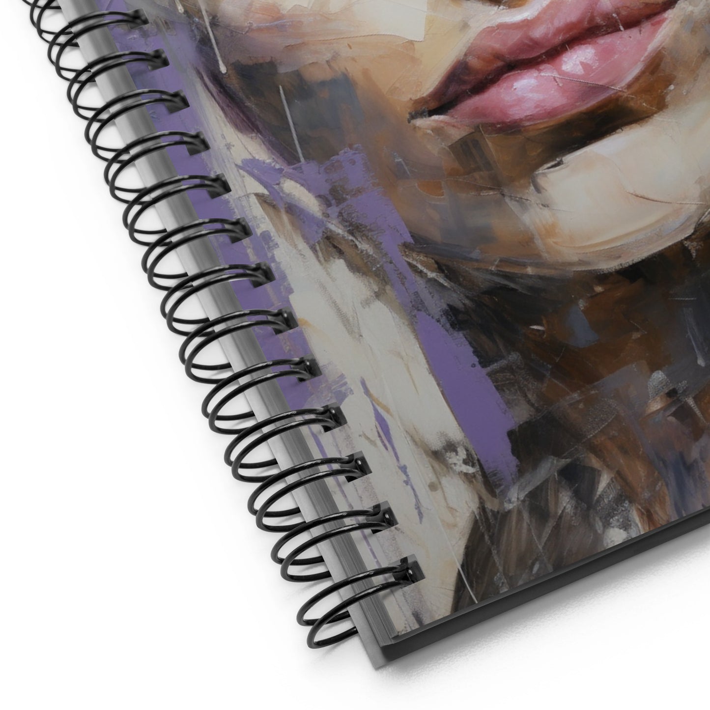 Spiral Notebook Abstract Portrait