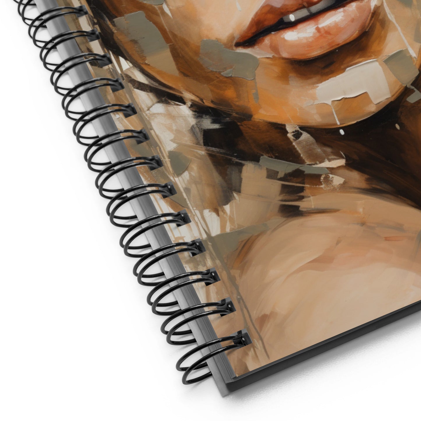 Spiral Notebook Abstract Portrait