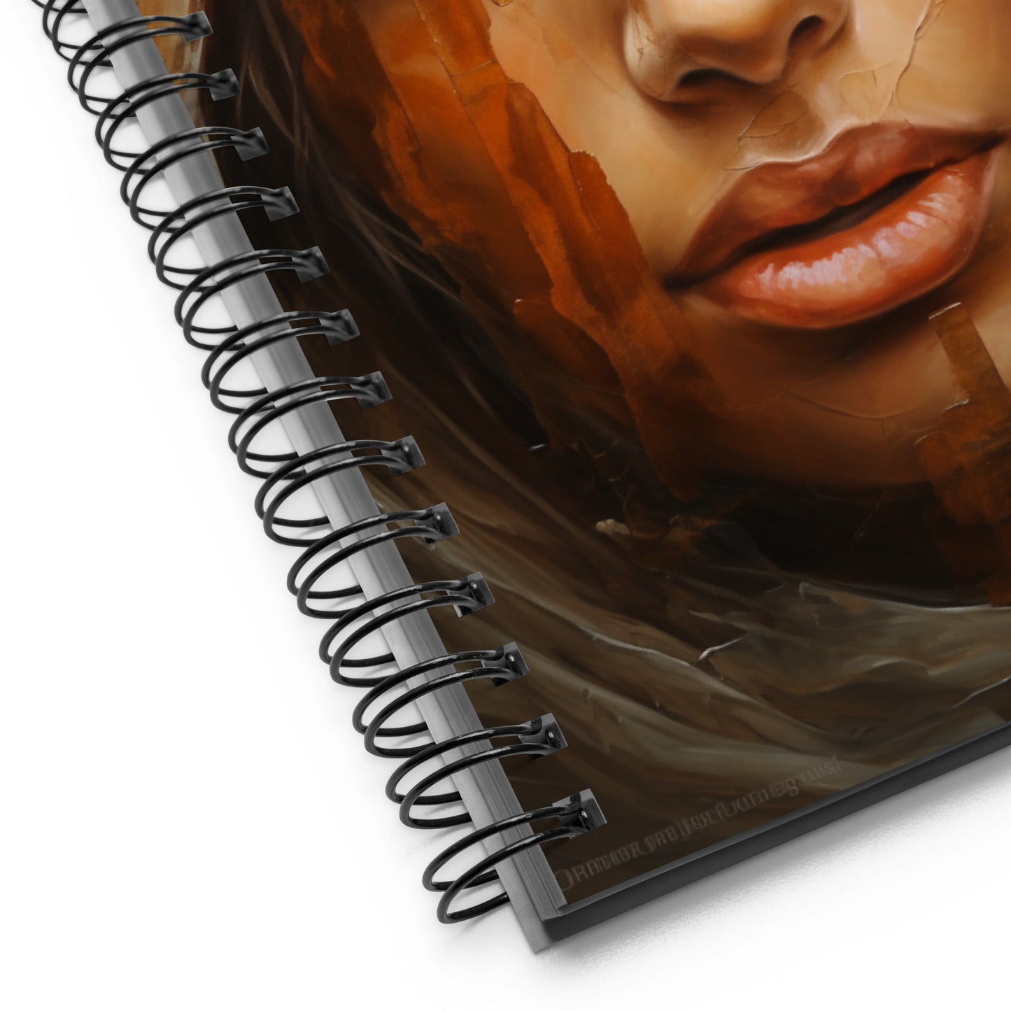 Spiral Notebook Abstract Portrait