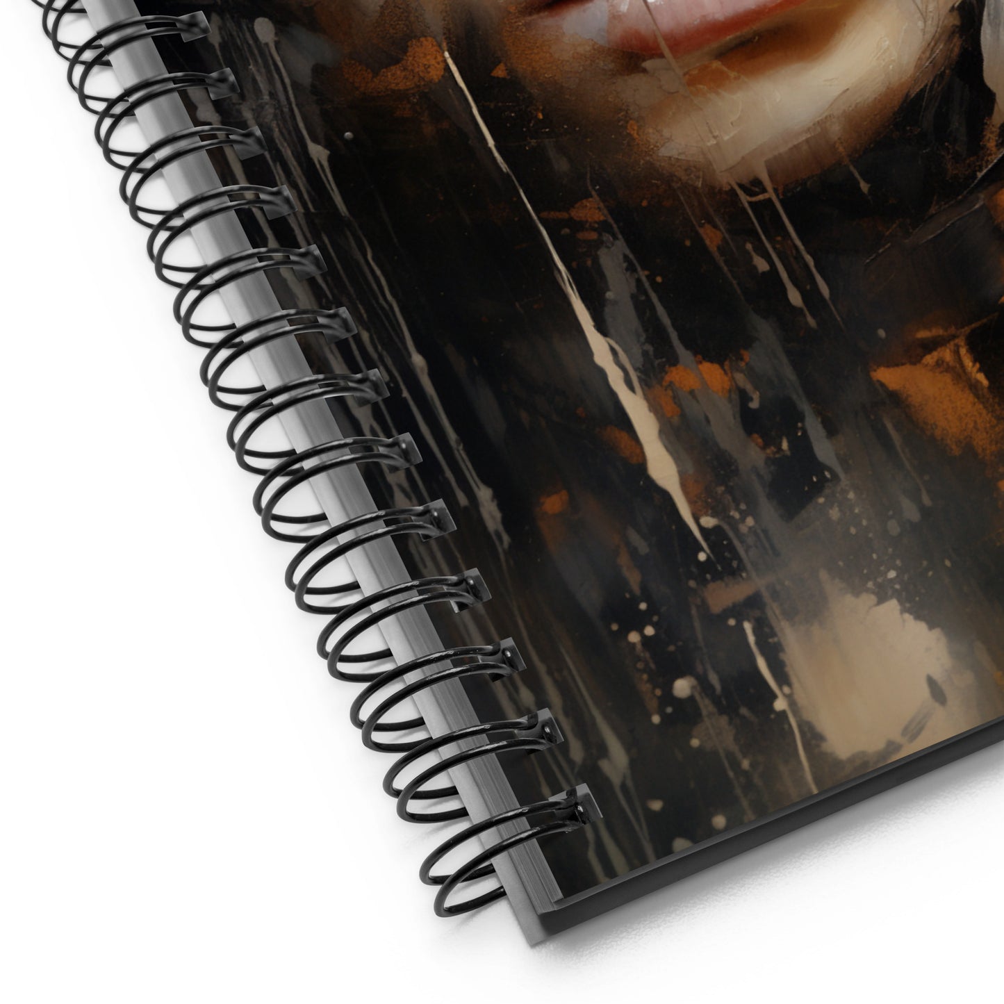 Spiral Notebook Abstract Portrait