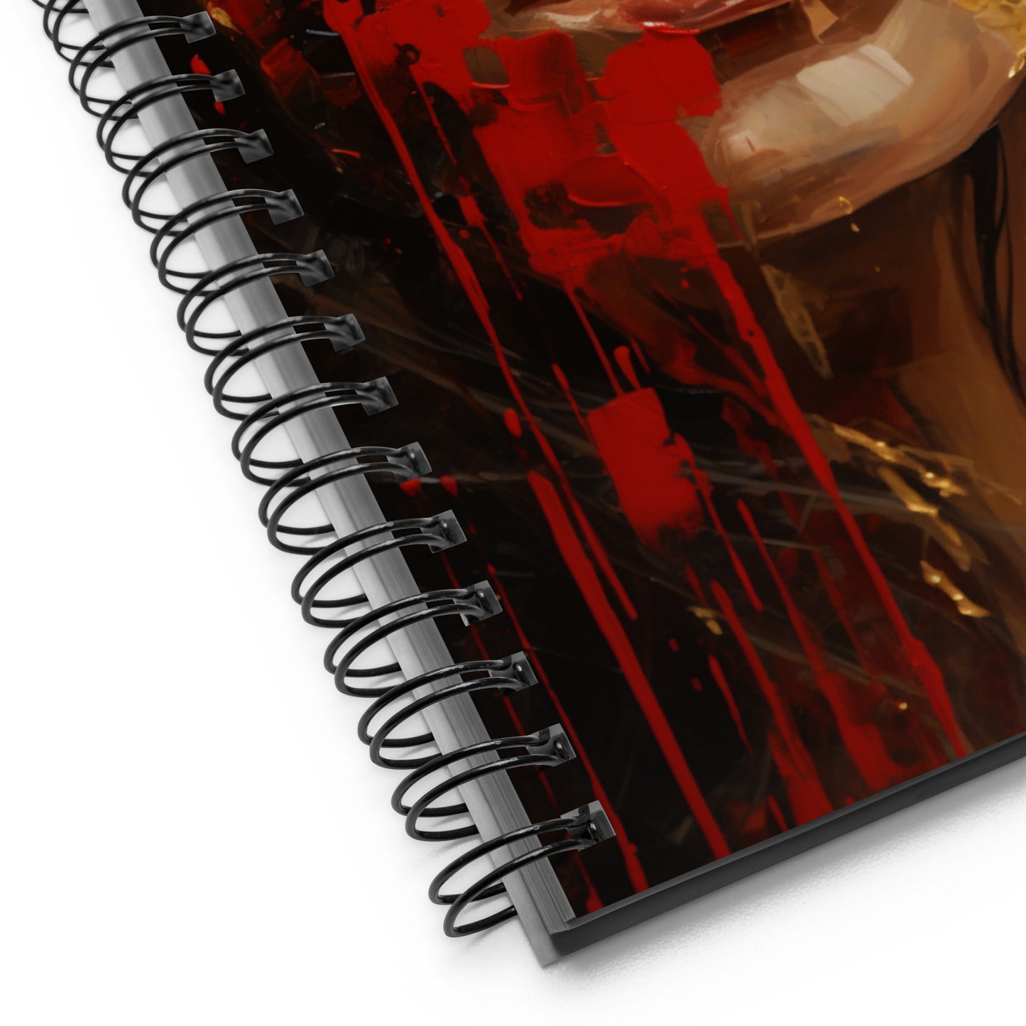 Spiral Notebook Abstract Portrait