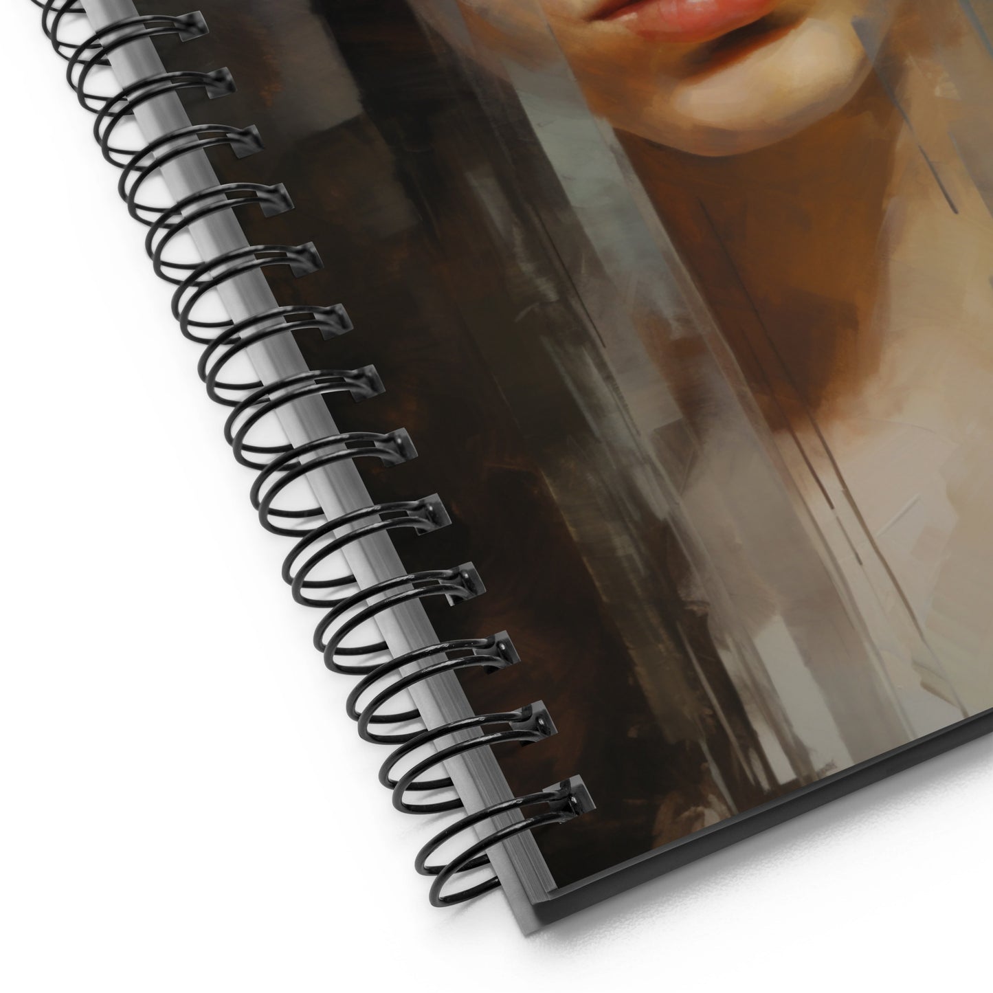 Spiral Notebook Abstract Portrait