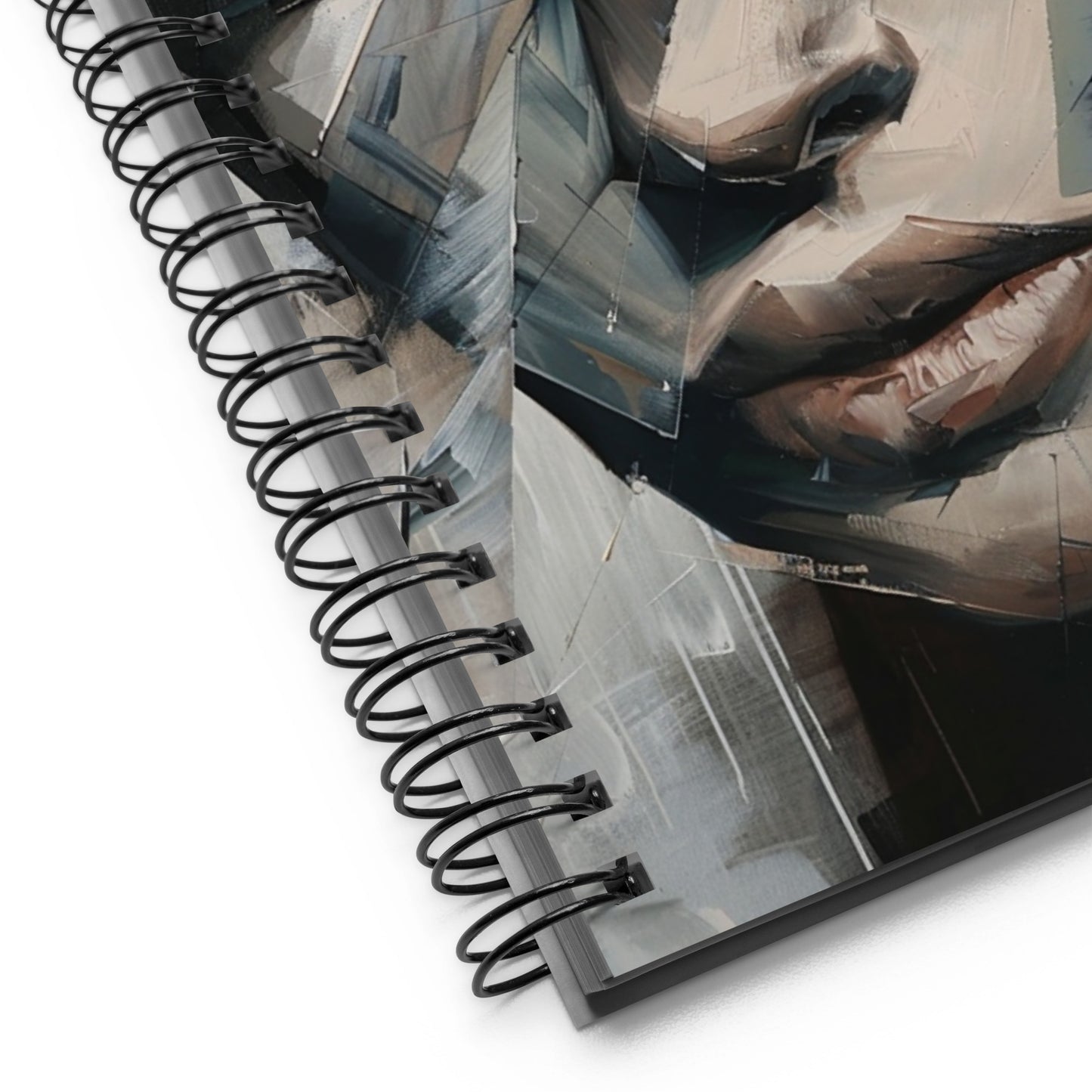 Spiral Notebook Abstract Portrait