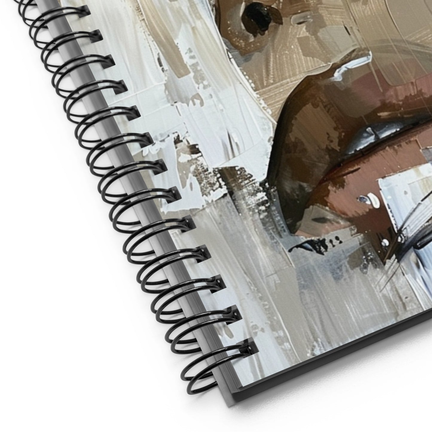 Spiral Notebook Abstract Portrait