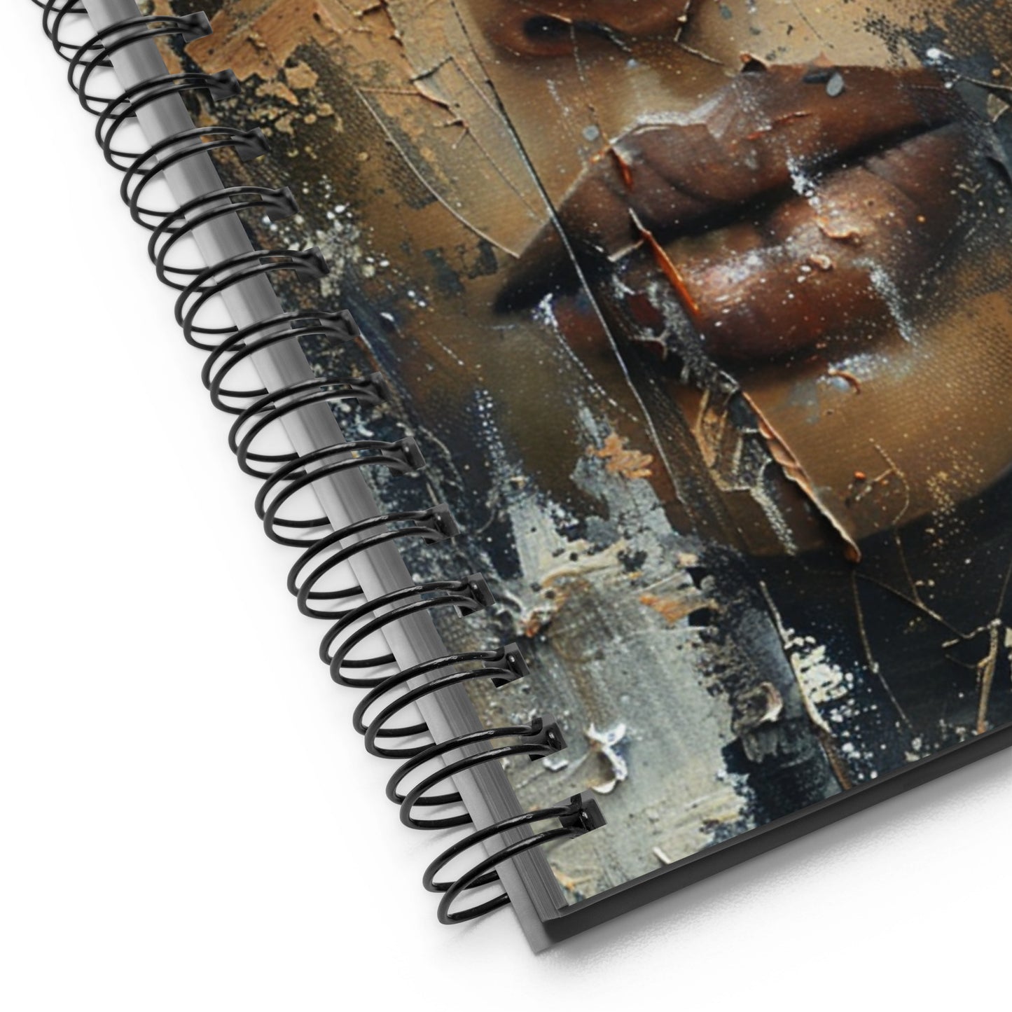 Spiral Notebook Abstract Portrait