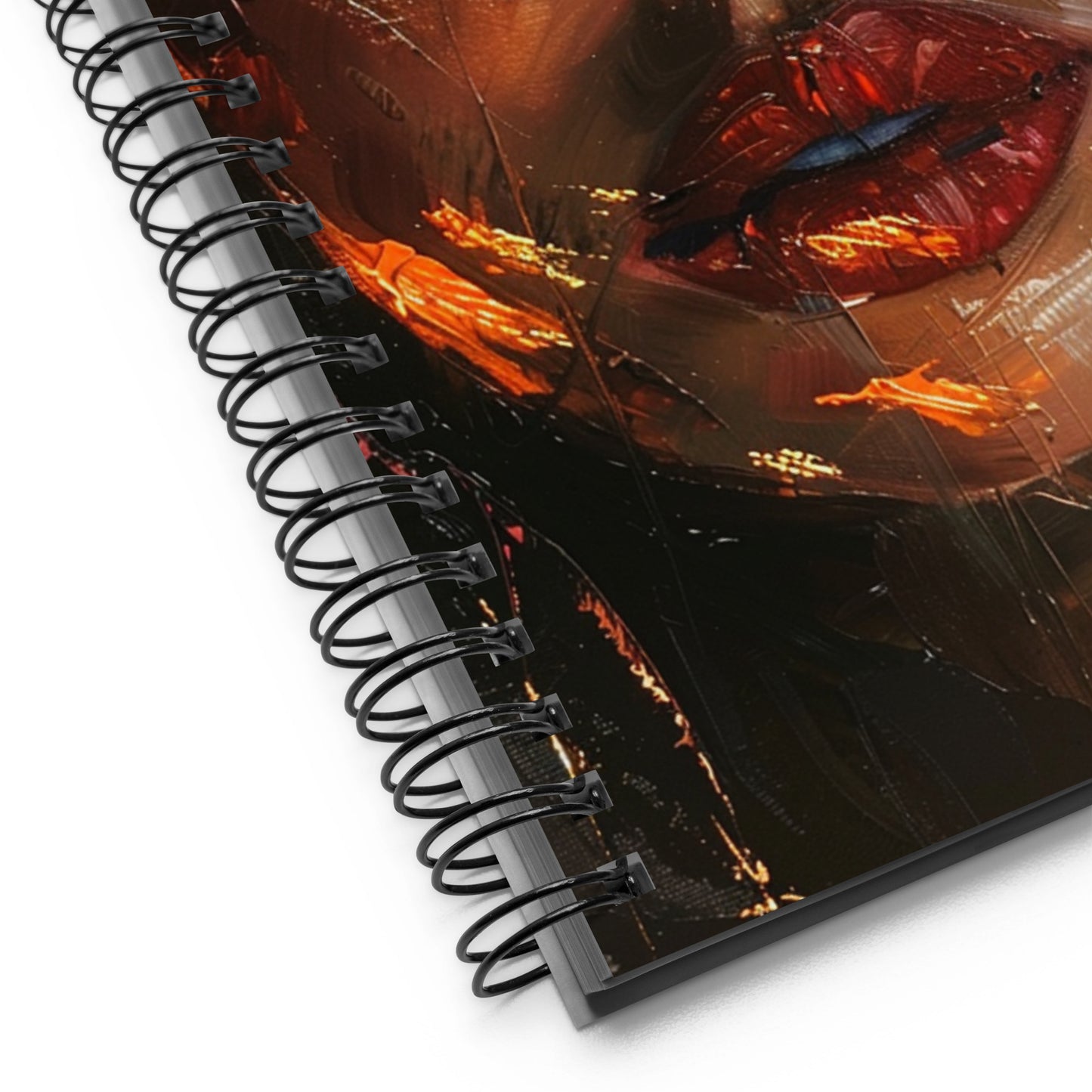 Spiral Notebook Abstract Portrait