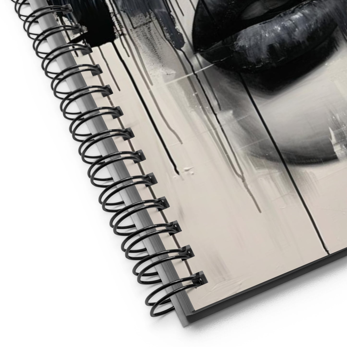 Spiral Notebook Abstract Portrait