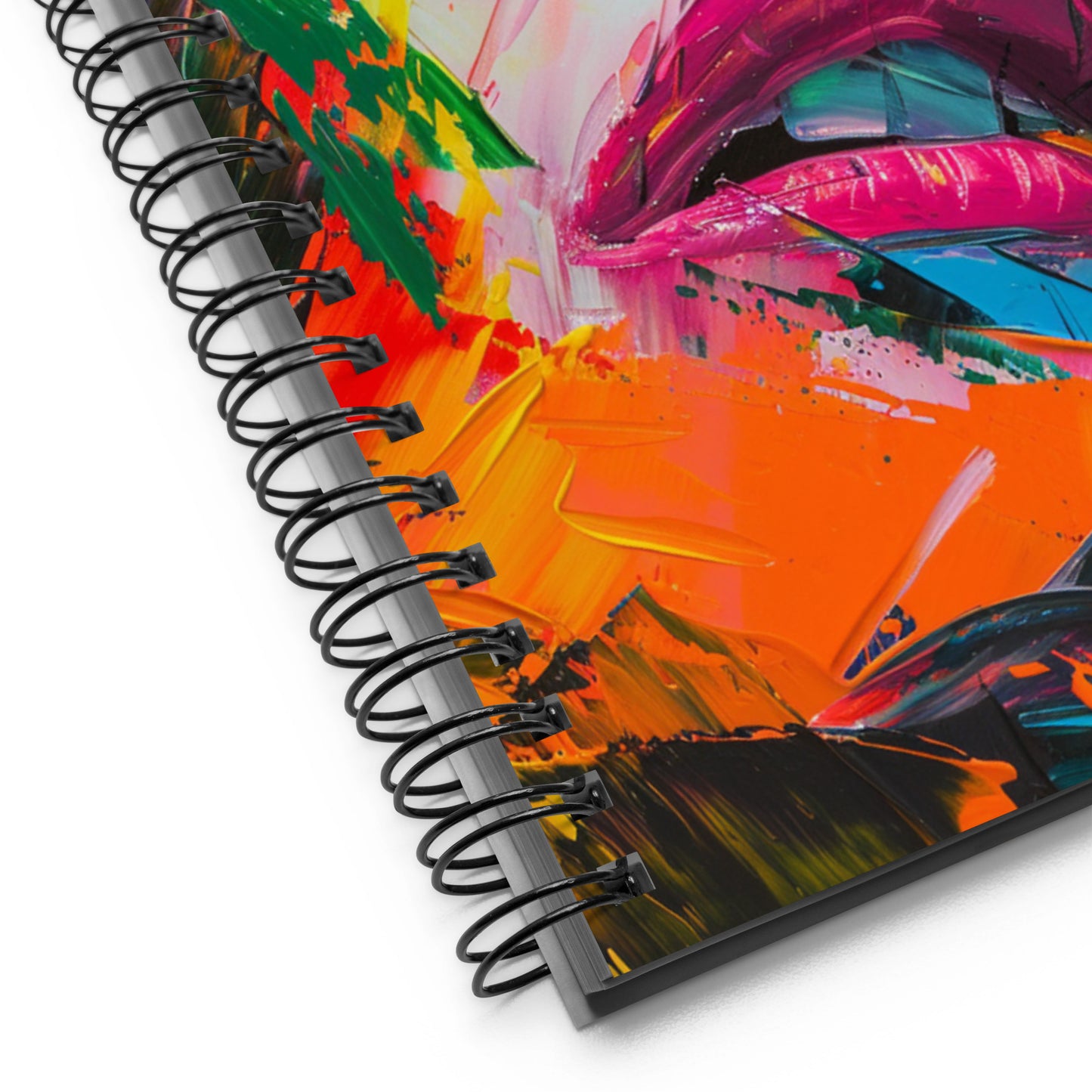 Spiral Notebook Abstract Portrait