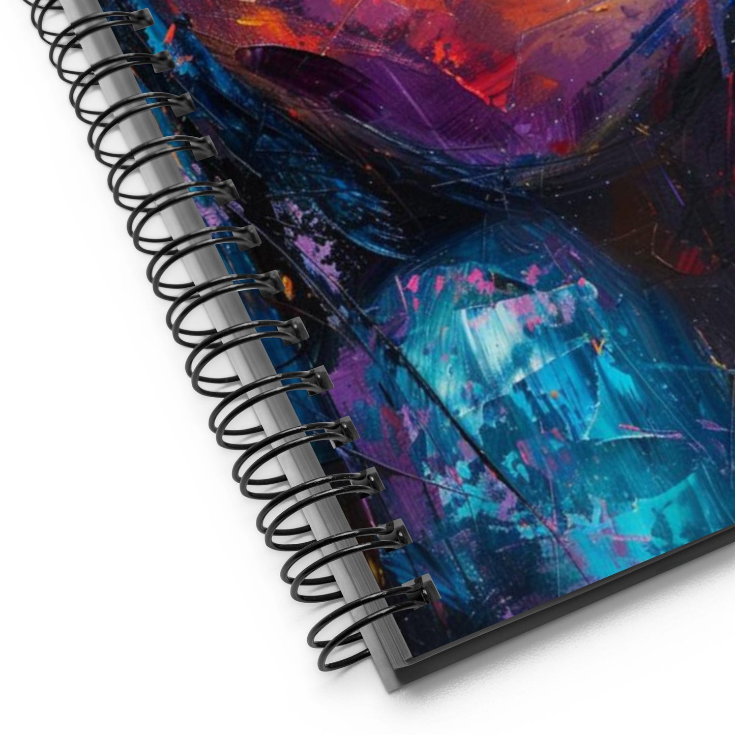 Spiral Notebook Abstract Portrait