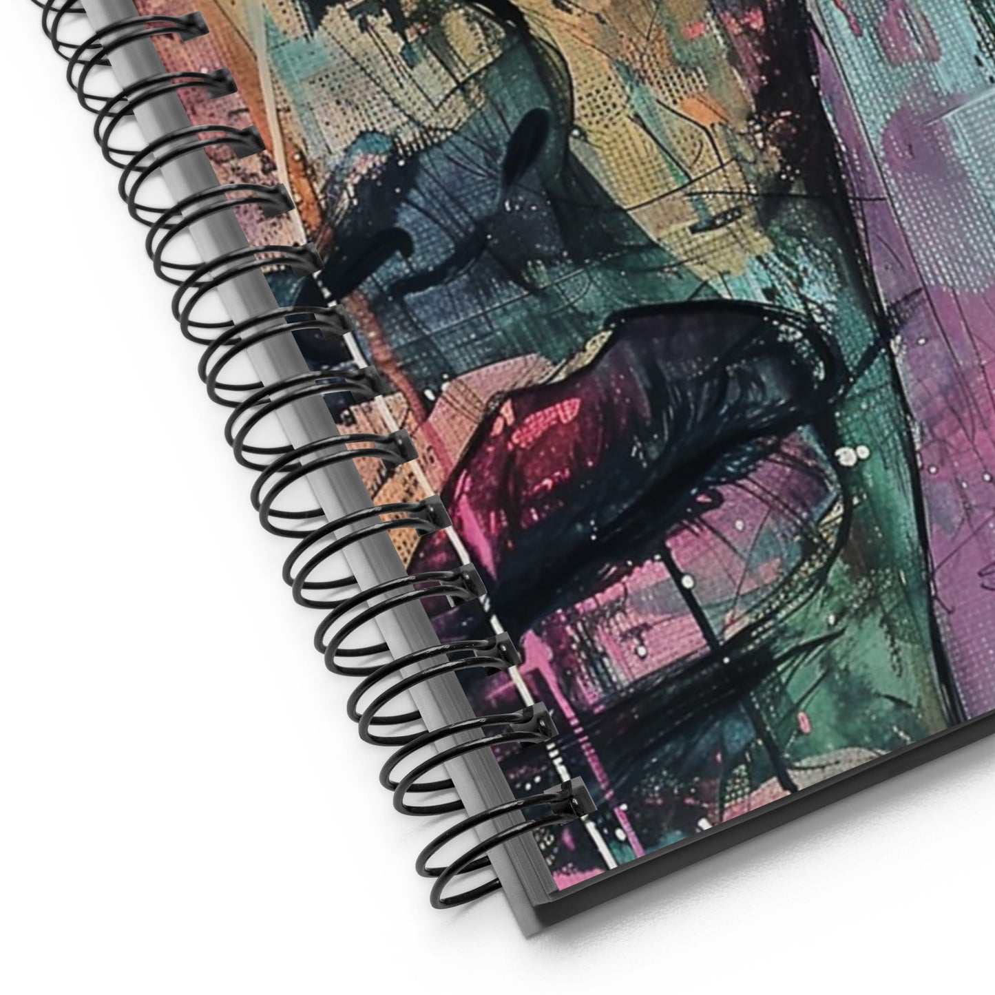 Spiral Notebook Abstract Portrait