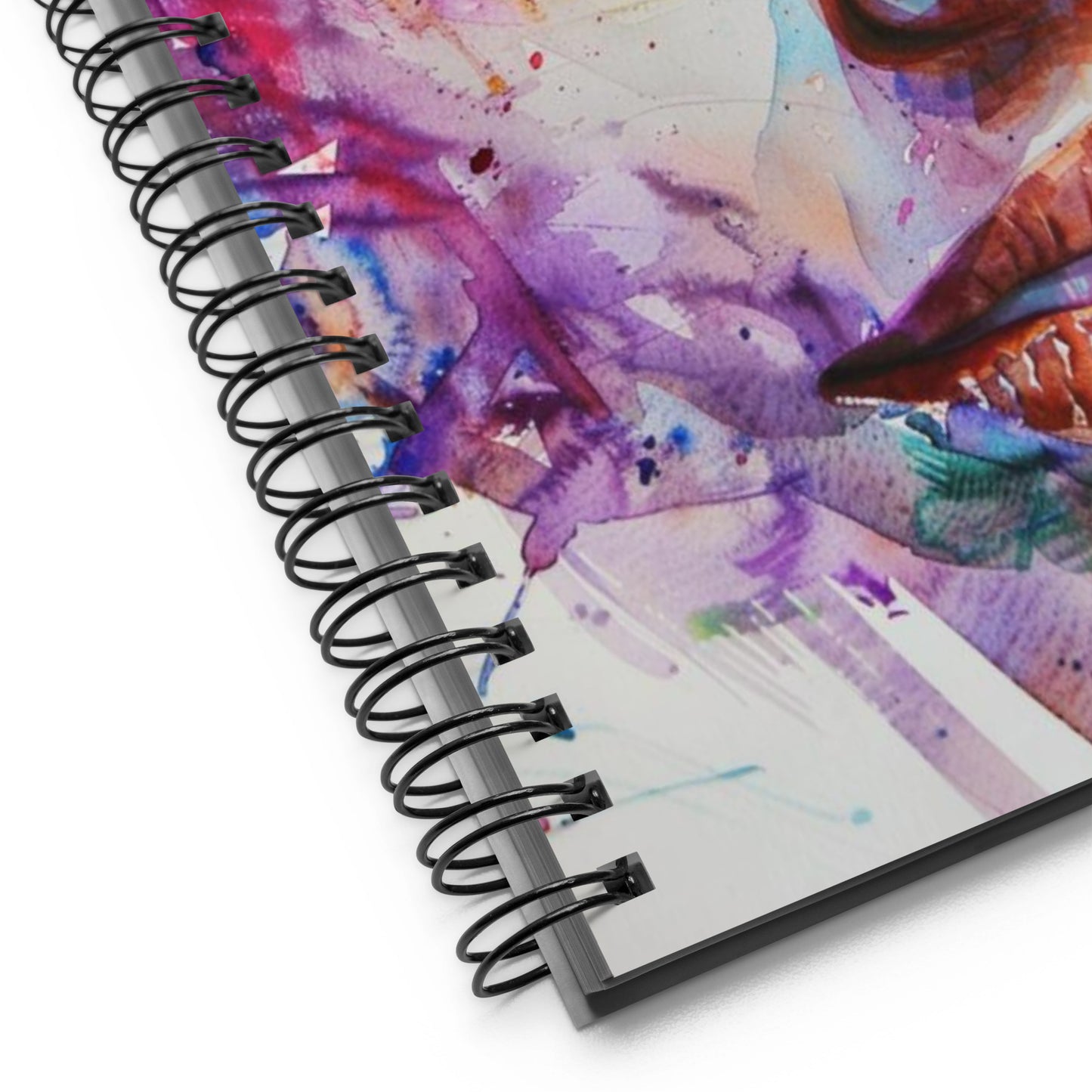 Spiral Notebook Abstract Portrait