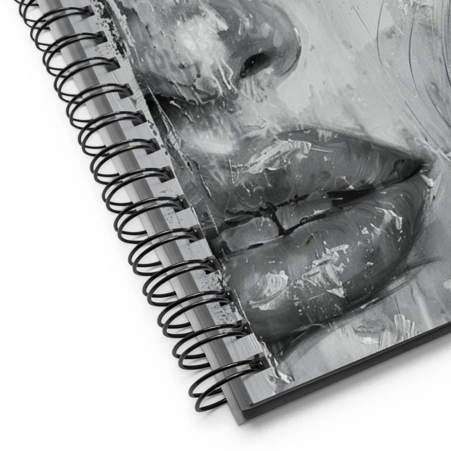 Spiral Notebook Abstract Portrait