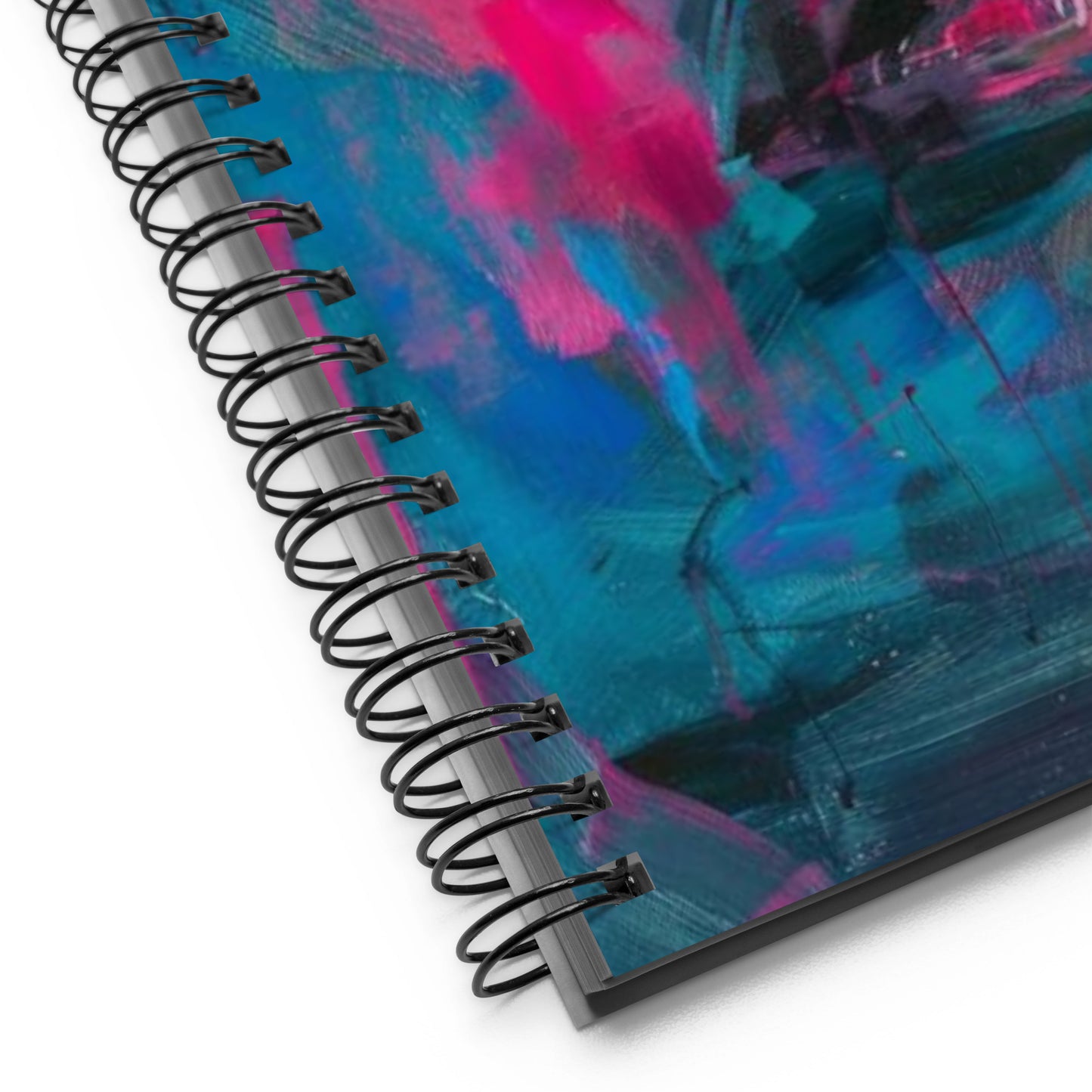 Spiral Notebook Abstract Portrait