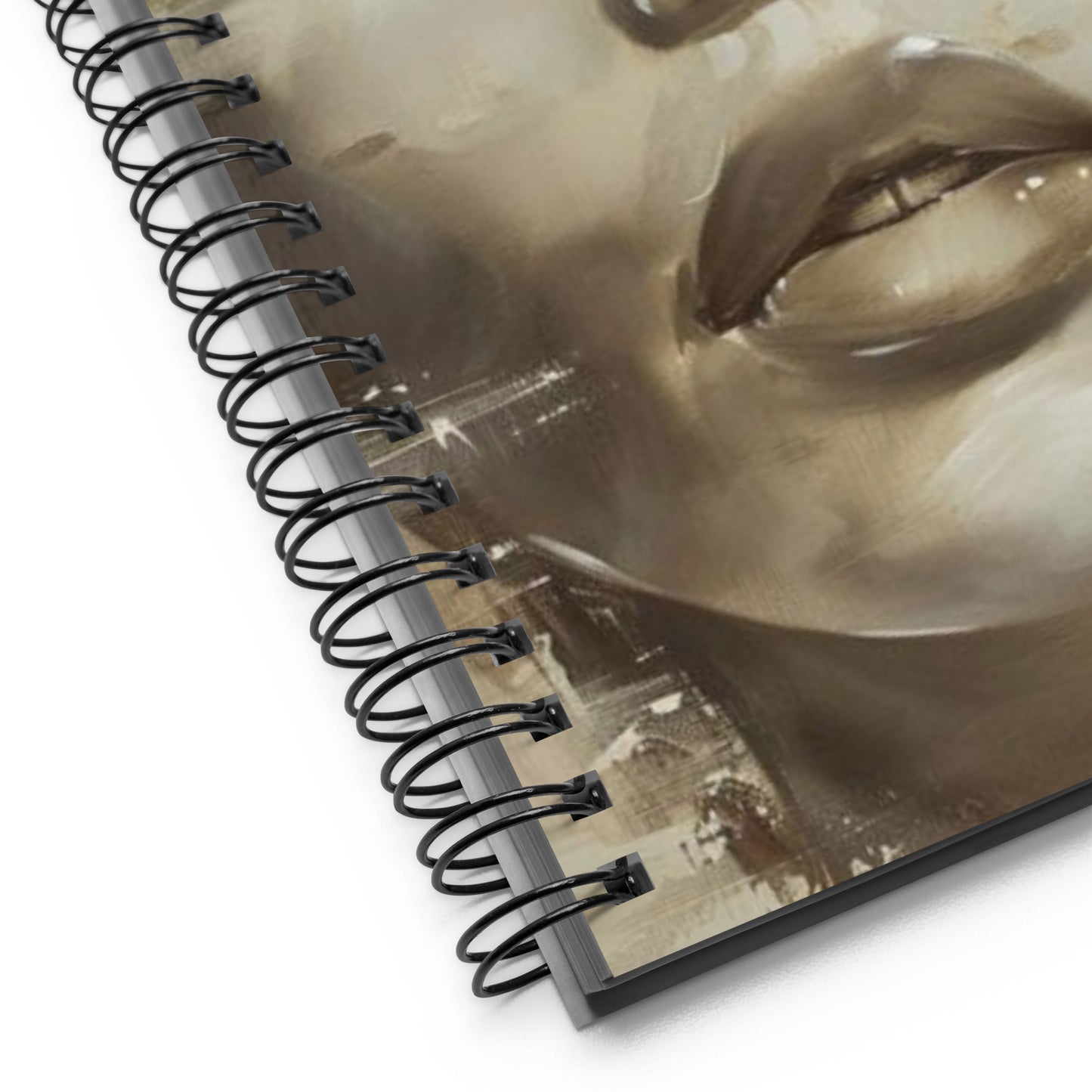 Spiral Notebook Abstract Portrait