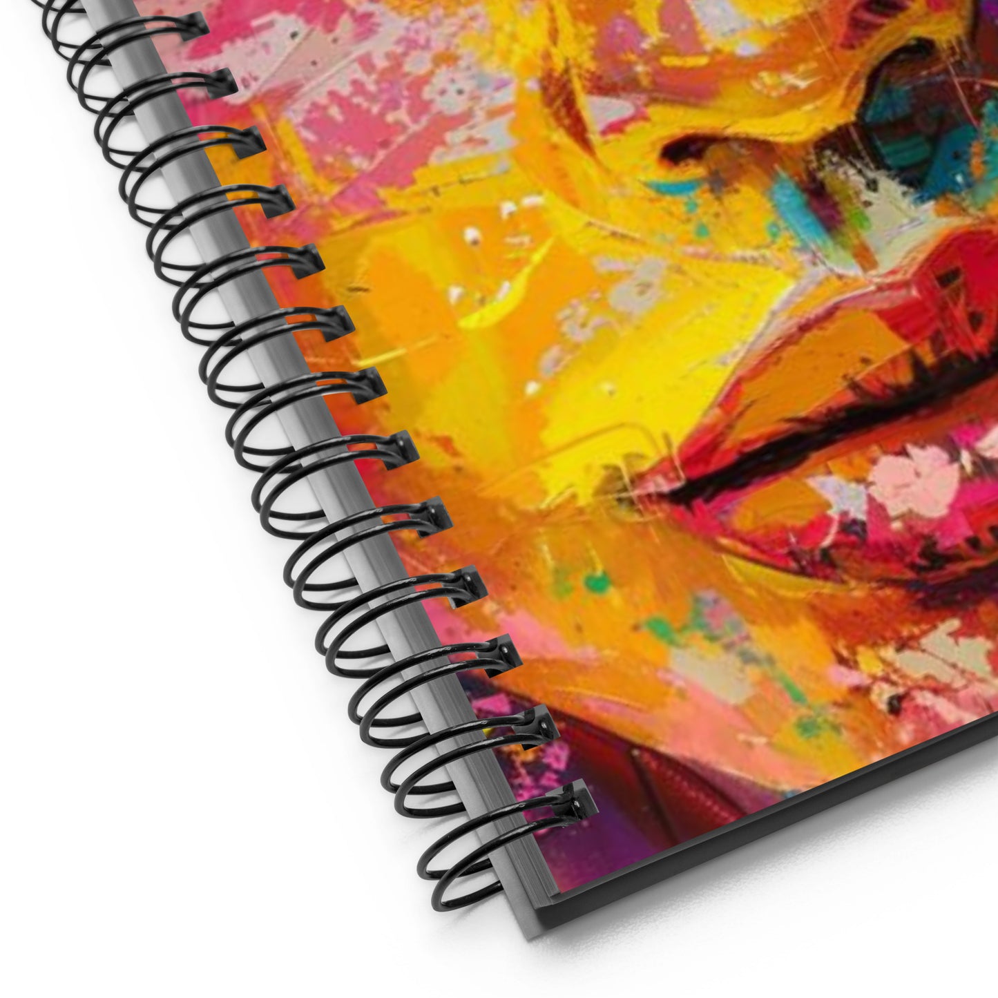 Spiral Notebook Abstract Portrait