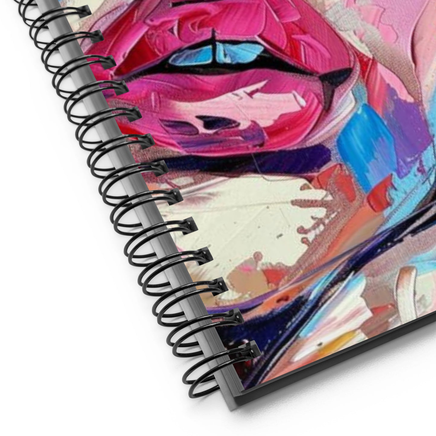 Spiral Notebook Abstract Portrait