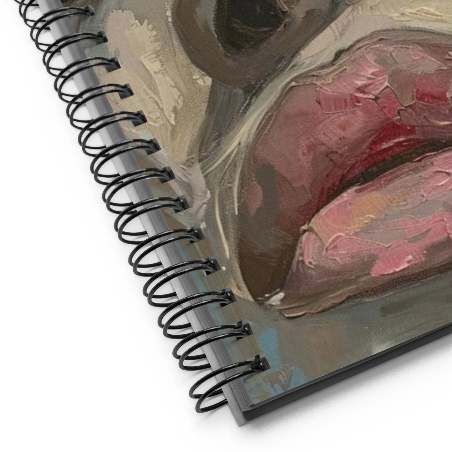 Spiral Notebook Abstract Portrait