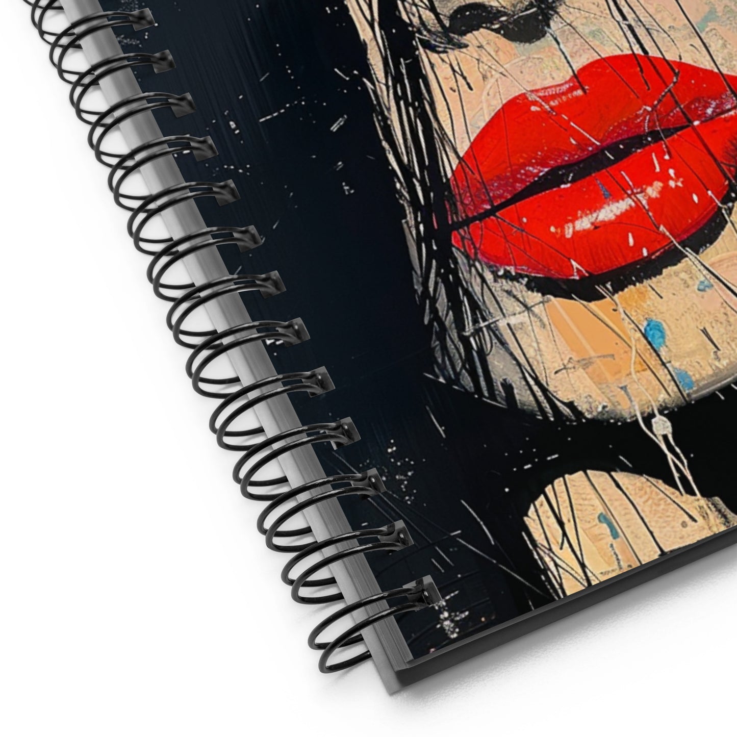 Spiral Notebook Abstract Portrait