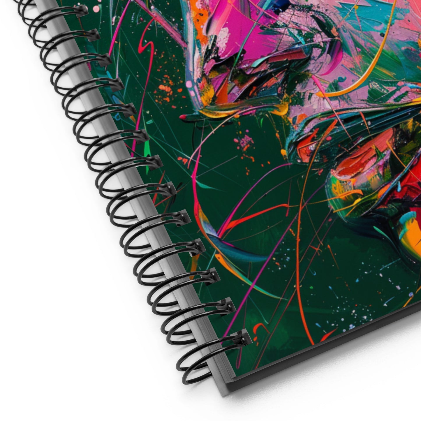 Spiral Notebook Abstract Portrait