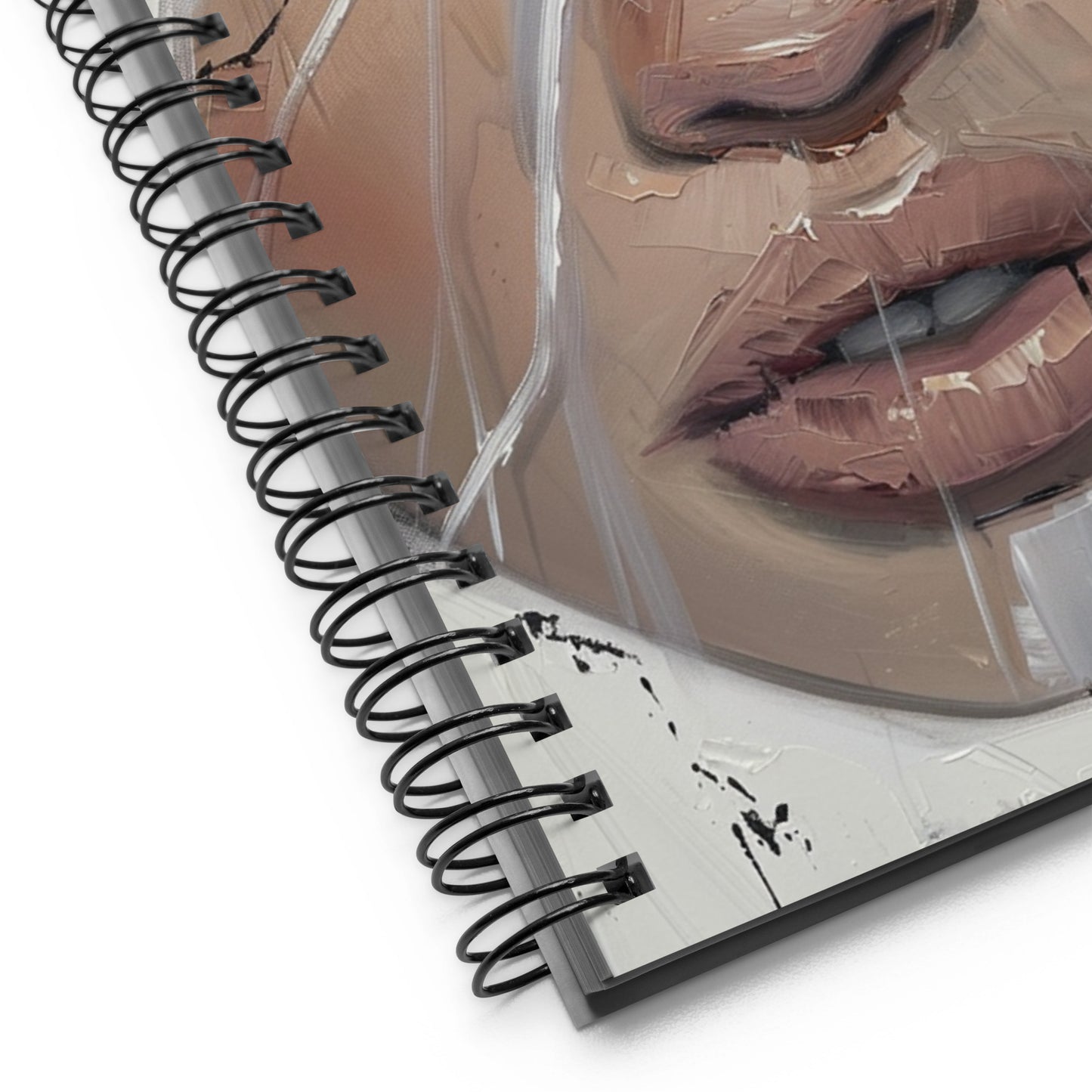 Spiral Notebook Abstract Portrait