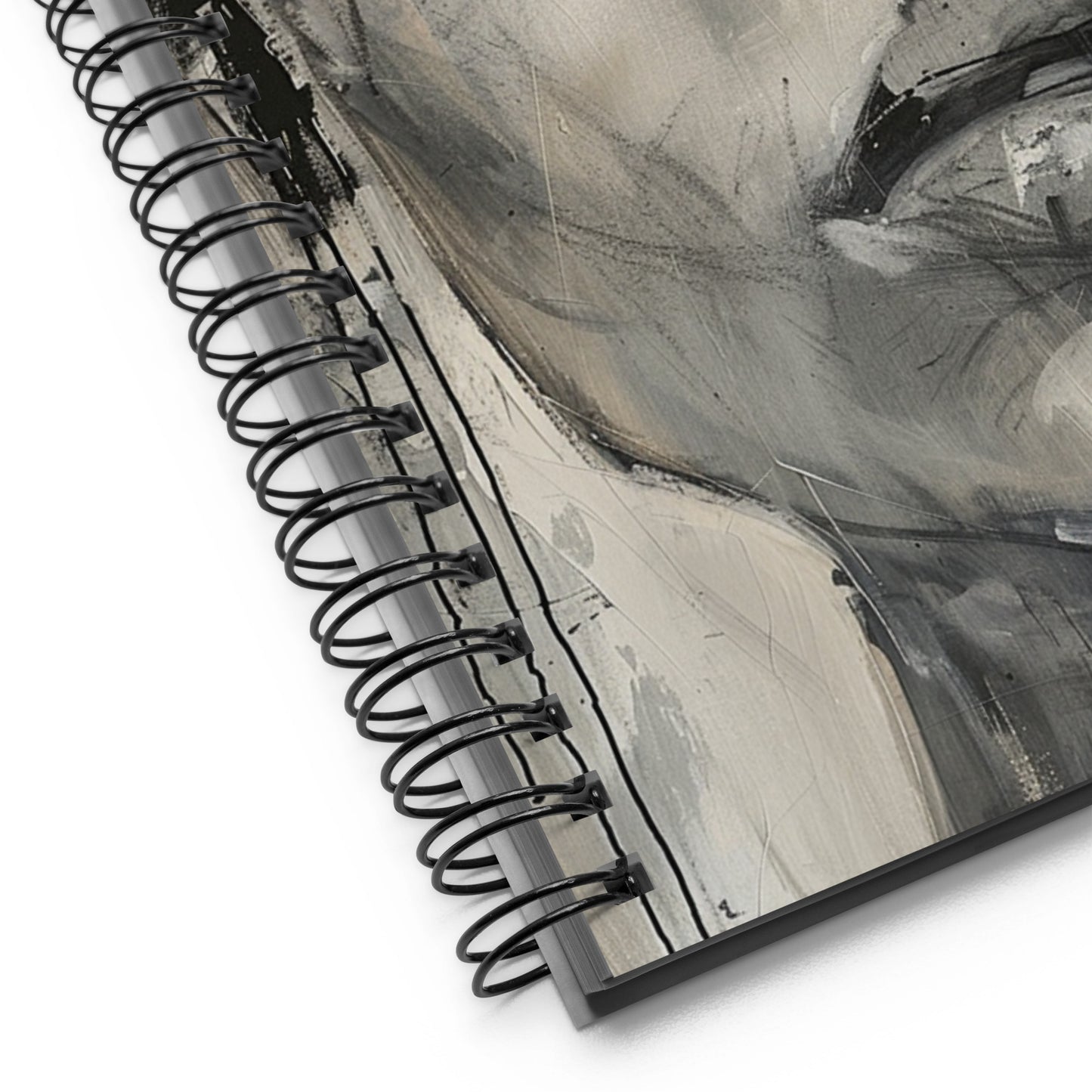 Spiral Notebook Abstract Portrait