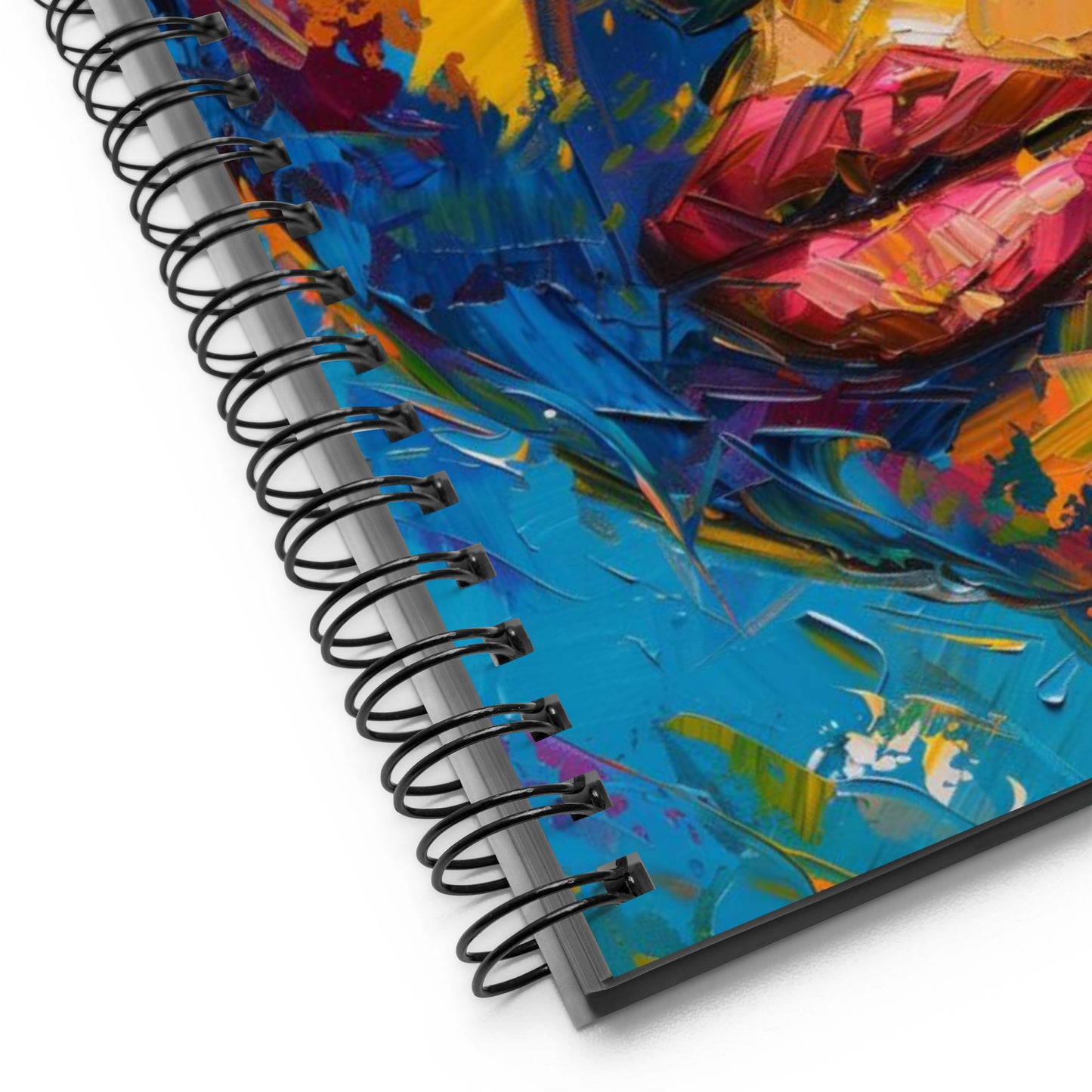 Spiral Notebook Abstract Portrait