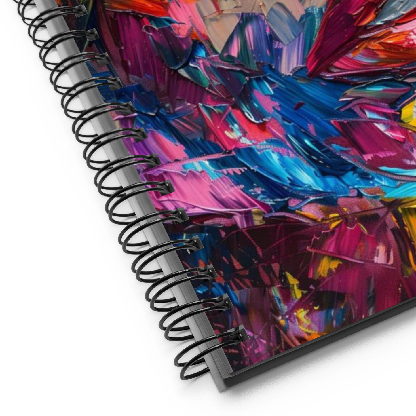 Spiral Notebook Abstract Portrait