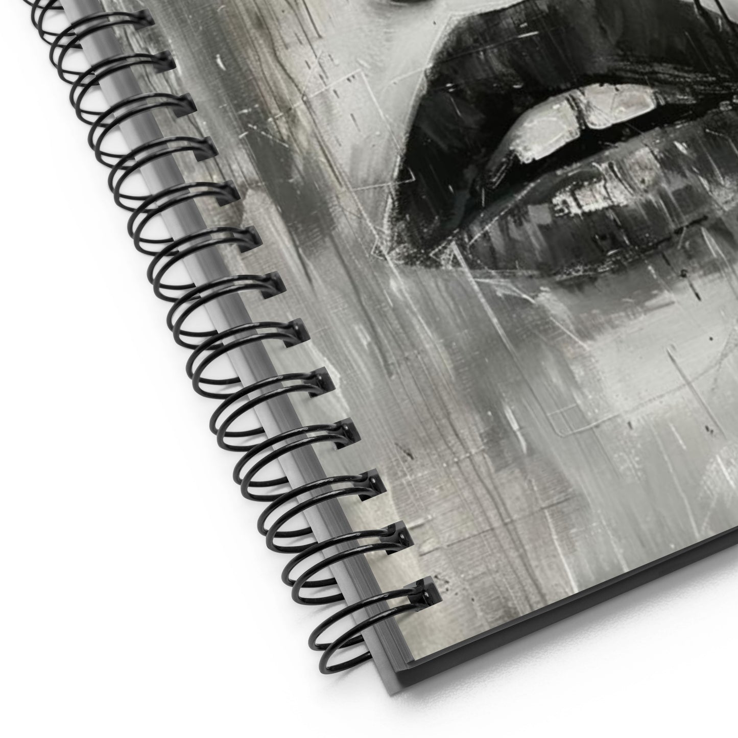 Spiral Notebook Abstract Portrait