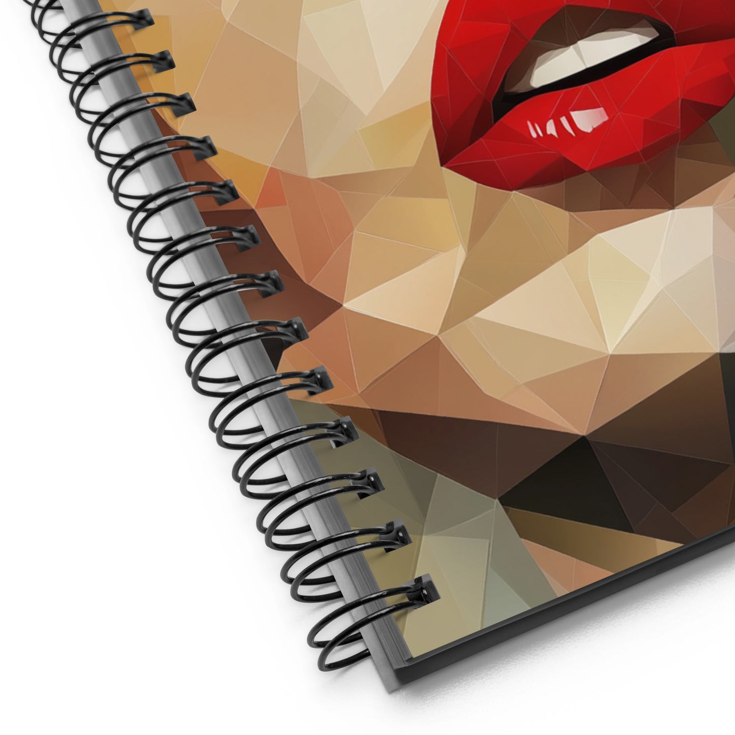 Spiral Notebook Abstract Portrait