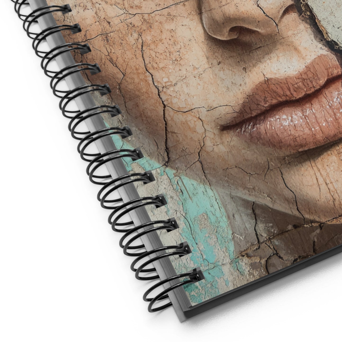 Spiral Notebook Abstract Portrait