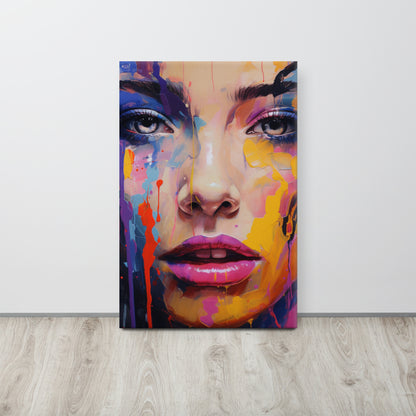 Abstract Portrait Canvas