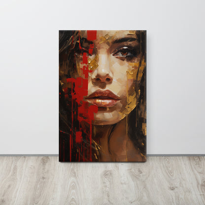 Abstract Portrait Canvas